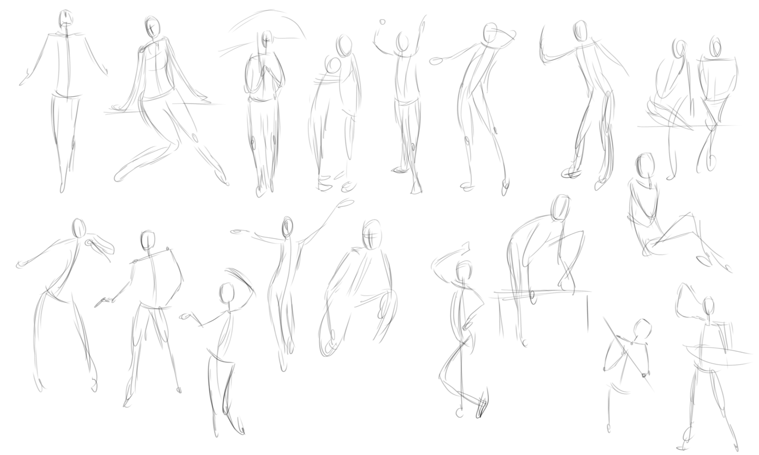 Practice (Gesture, Form, Shape, Perspective) - image 2 - student project