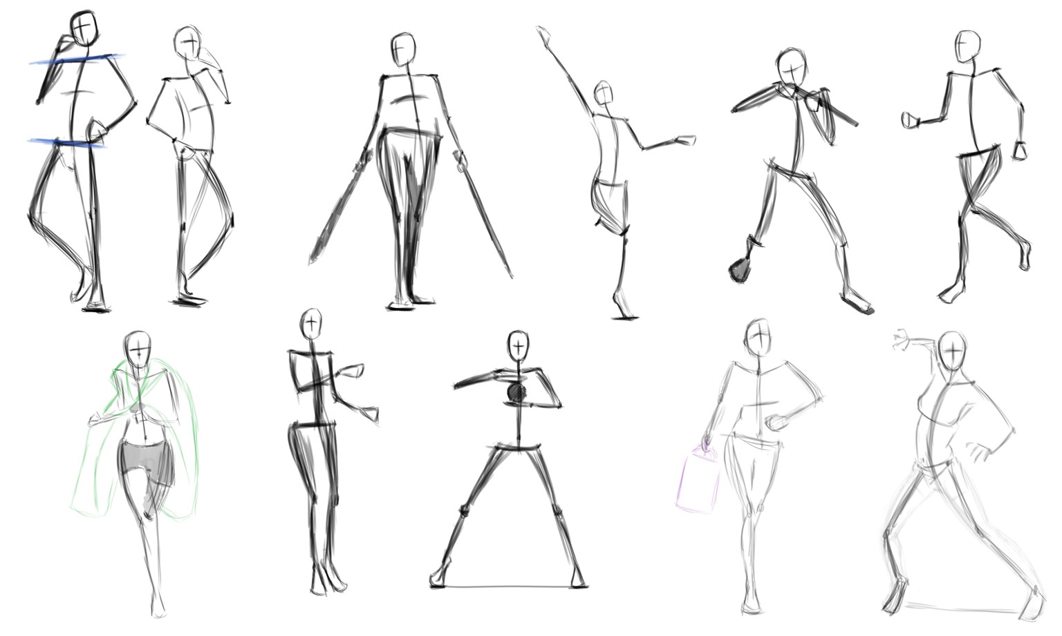 Practice (Gesture, Form, Shape, Perspective) - image 3 - student project