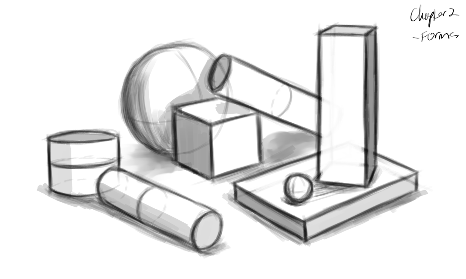 Practice (Gesture, Form, Shape, Perspective) - image 7 - student project