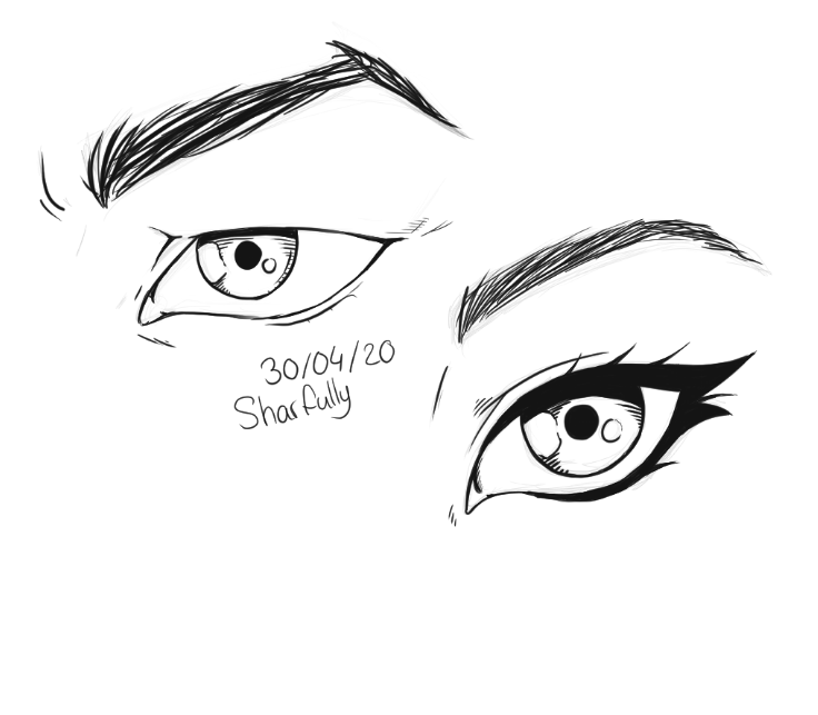 Drawing Comic Eyes - image 3 - student project
