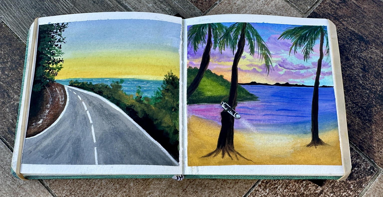 30 Gouache Landscapes w/Umashree - image 12 - student project