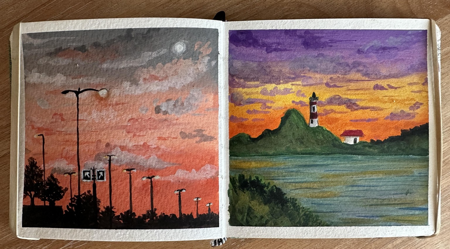 30 Gouache Landscapes w/Umashree - image 15 - student project
