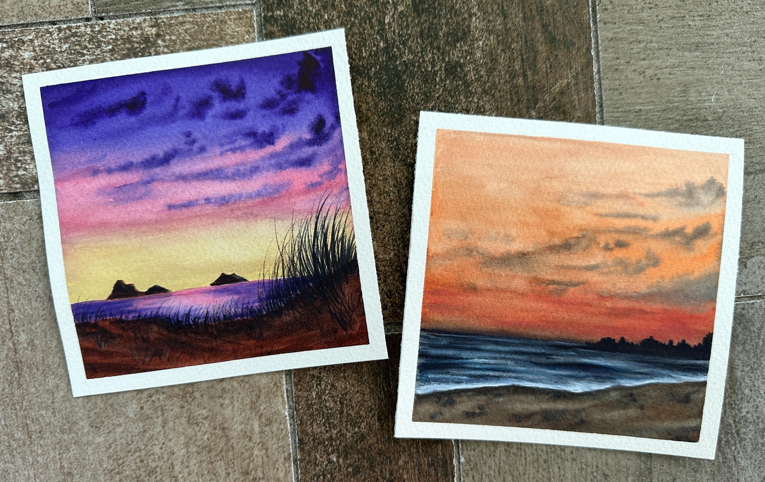 30 Days of Mini Watercolor Landscapes - image 16 - student project