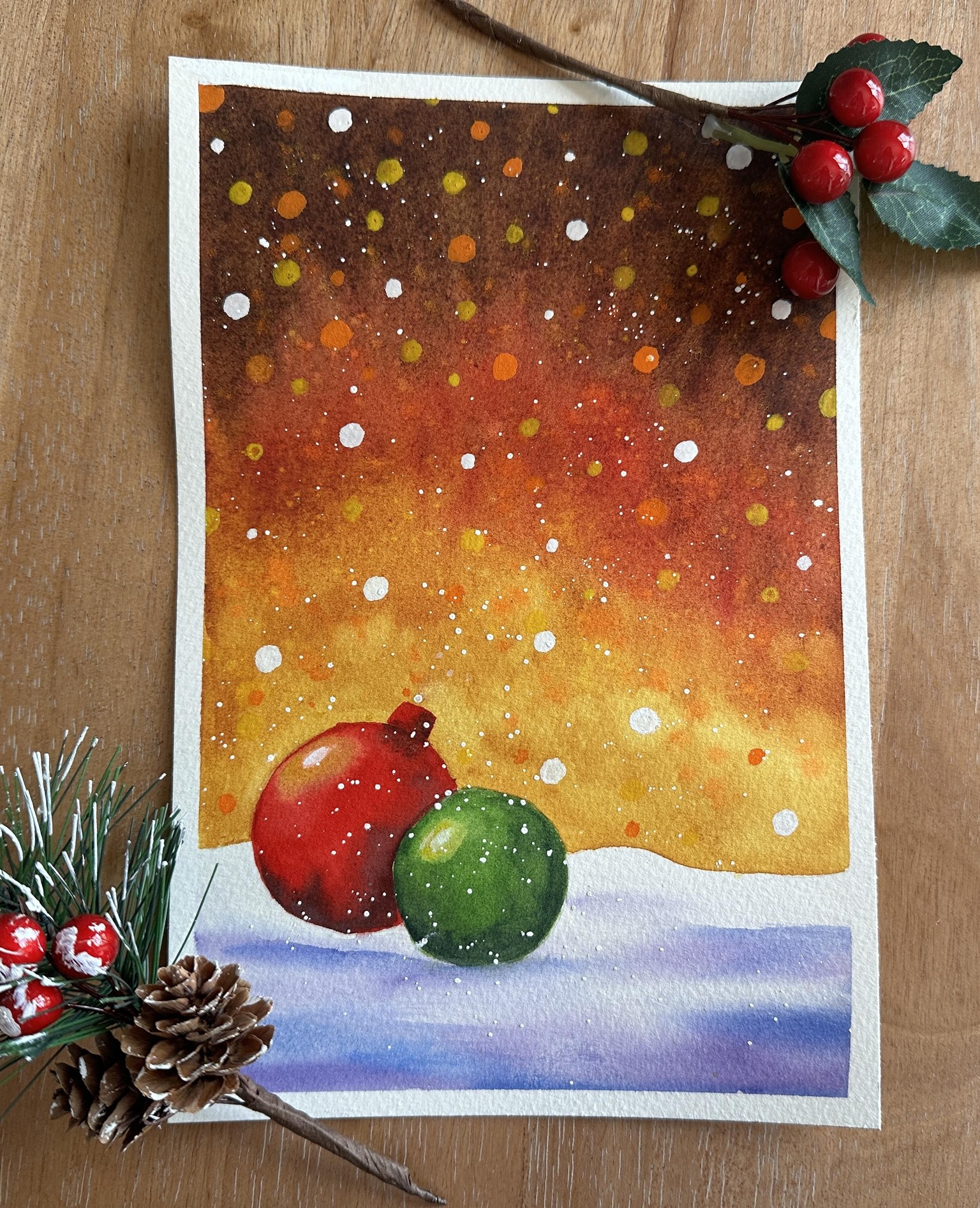 15 Festive Paintings for a Magical Christmas - image 5 - student project