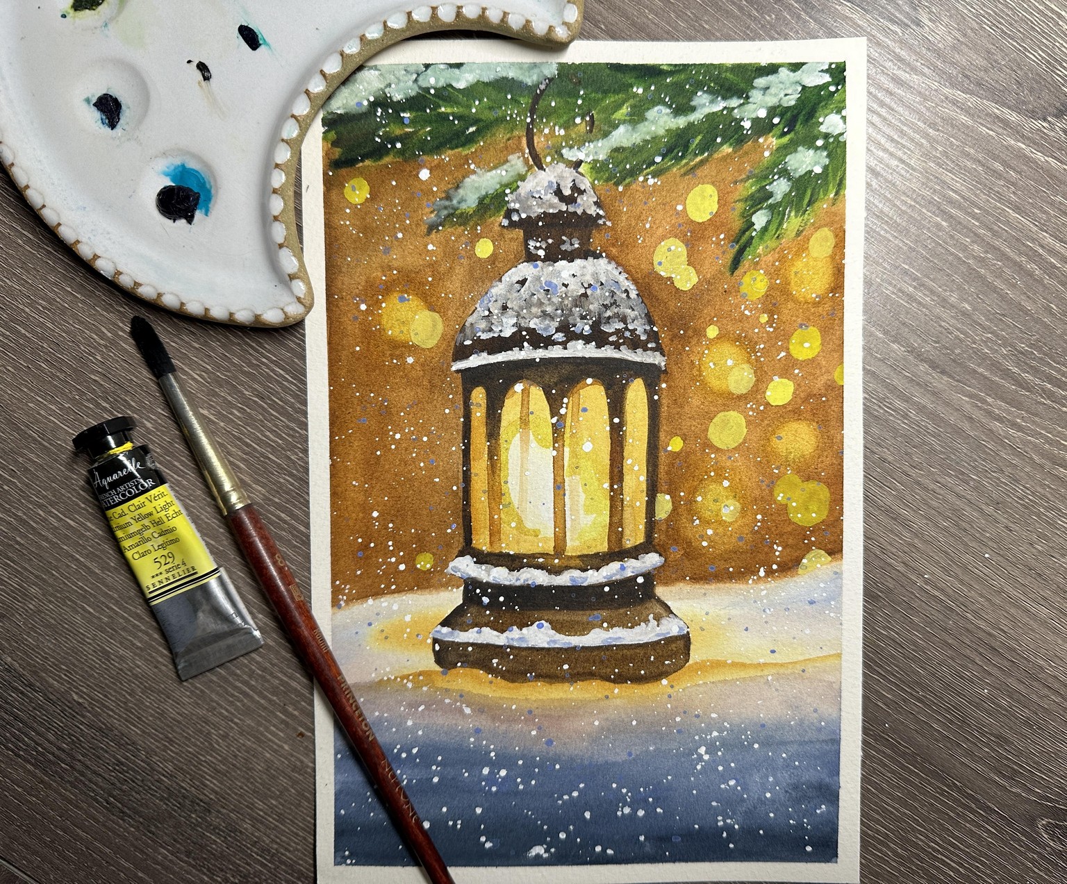 15 Festive Paintings for a Magical Christmas - image 12 - student project