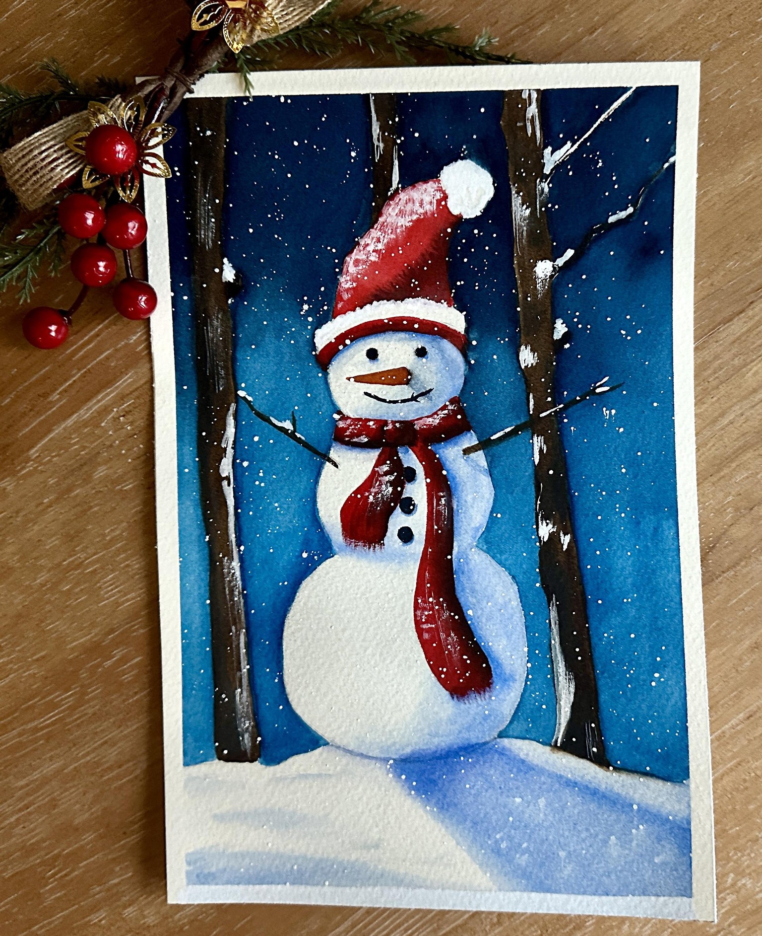 15 Festive Paintings for a Magical Christmas - image 13 - student project