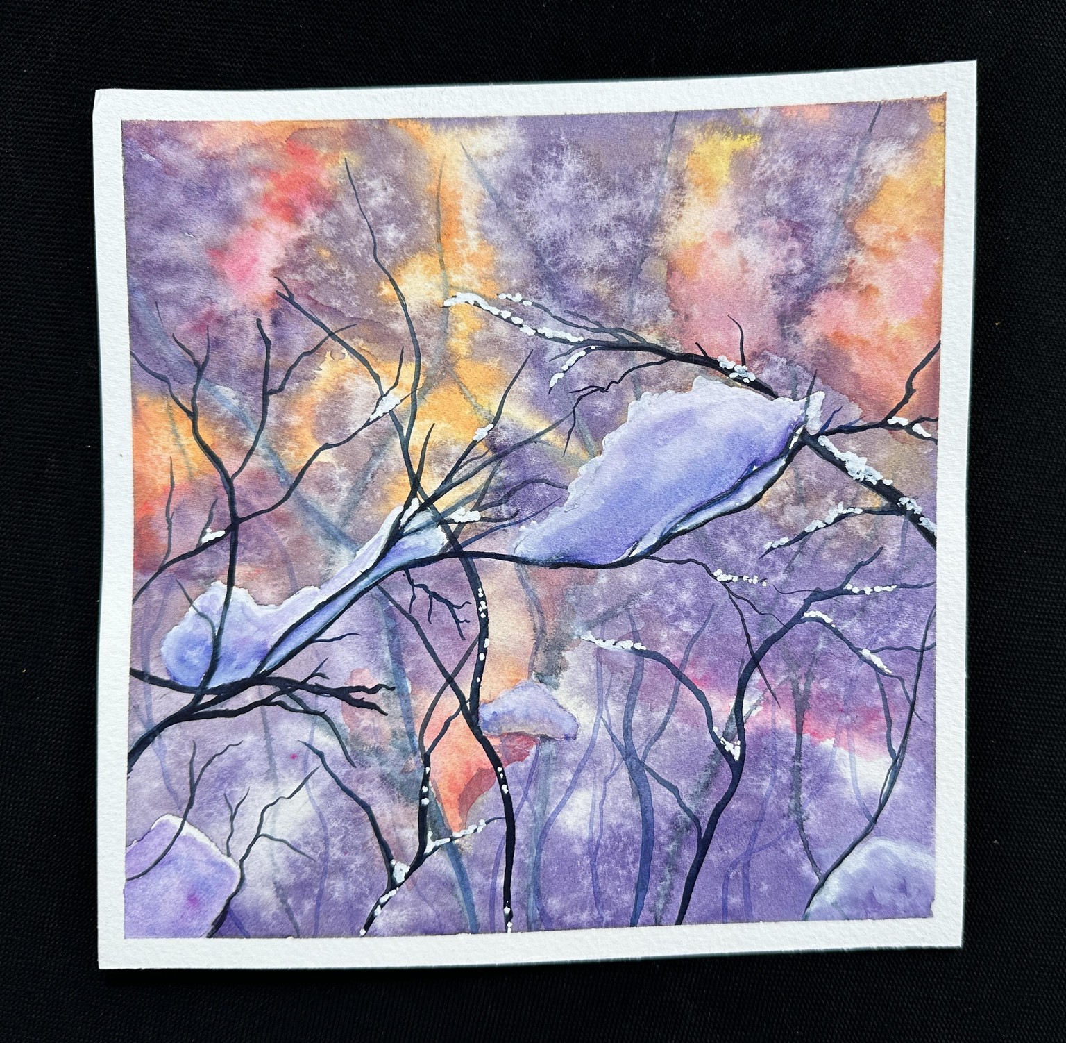 Watercolor Winter Wonderland - image 7 - student project