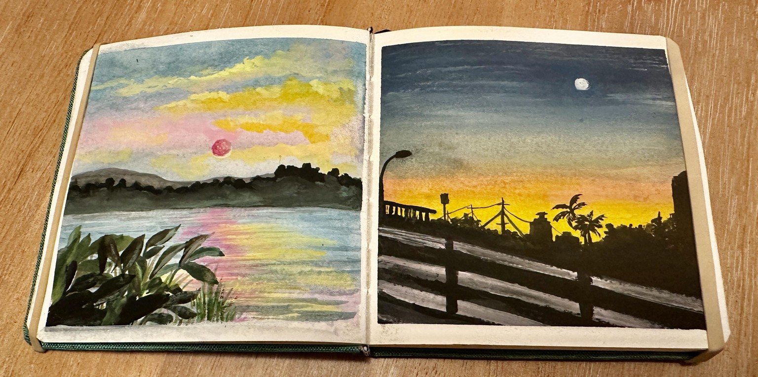 30 Gouache Landscapes w/Umashree - image 4 - student project