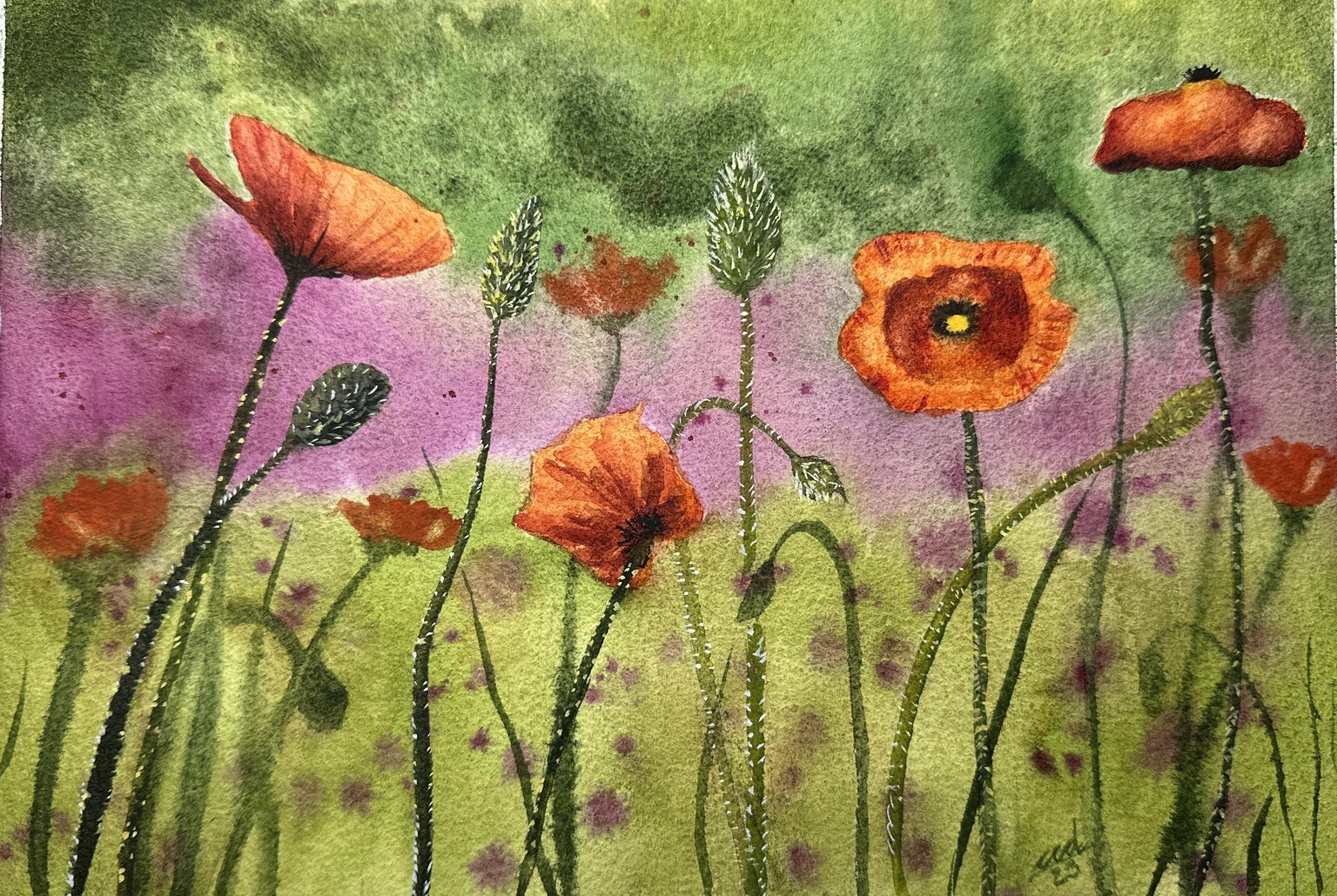 Blossom to Bloom Spring Paintings - image 9 - student project