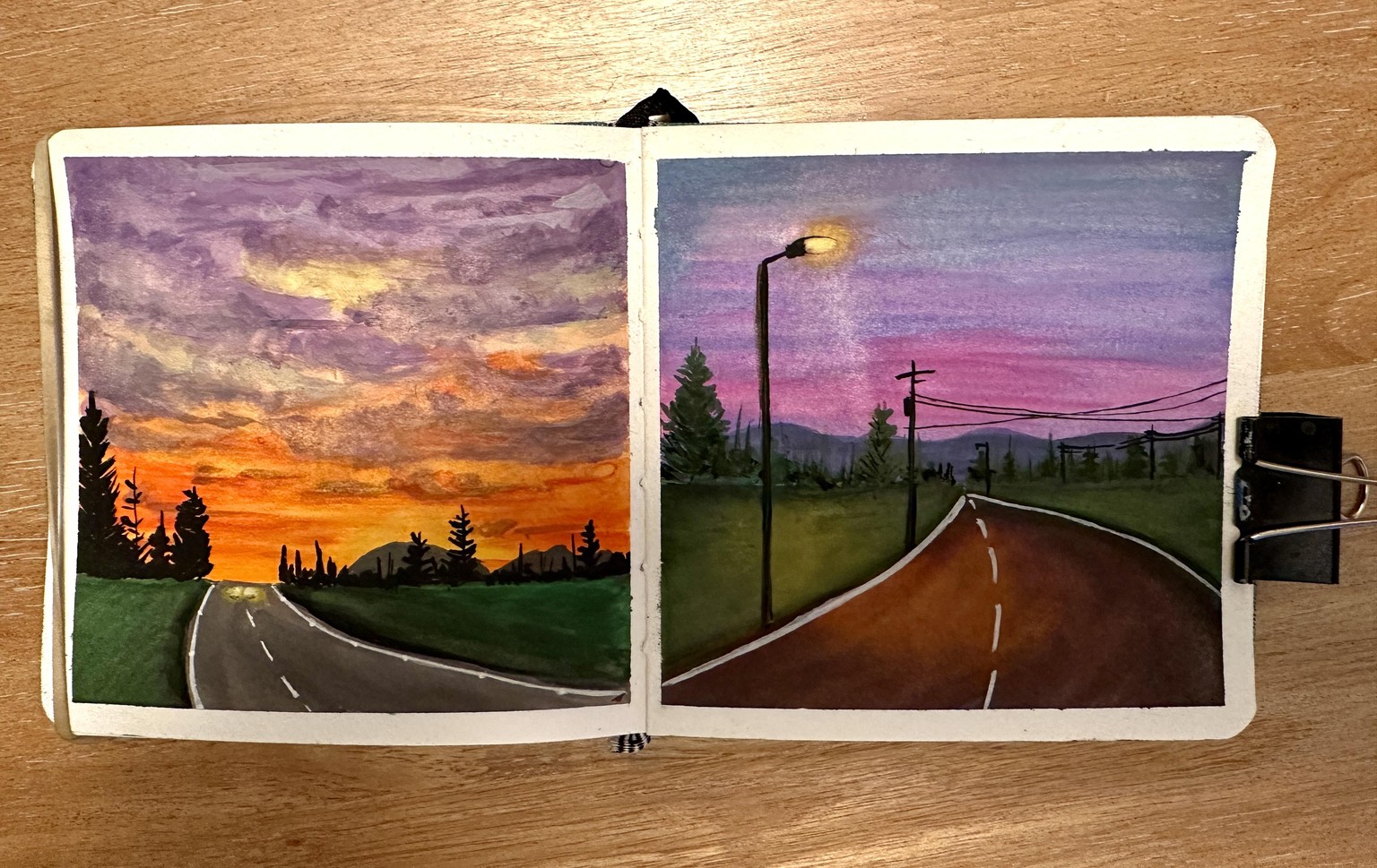 30 Gouache Landscapes w/Umashree - image 13 - student project