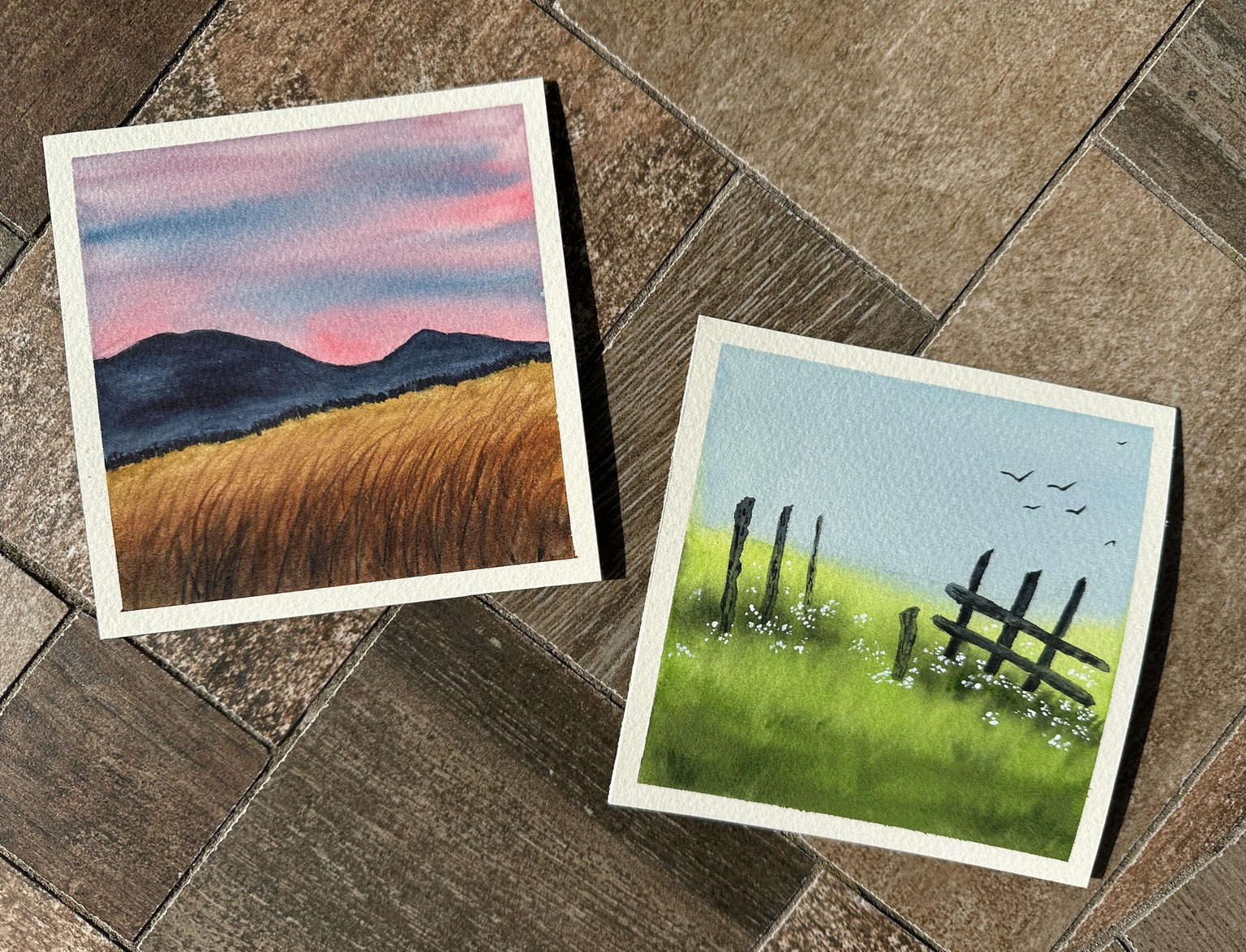 30 Days of Mini Watercolor Landscapes - image 10 - student project