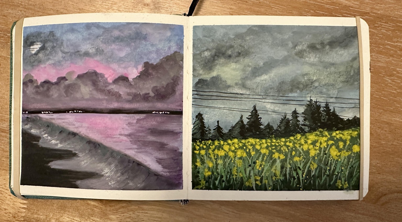 30 Gouache Landscapes w/Umashree - image 5 - student project