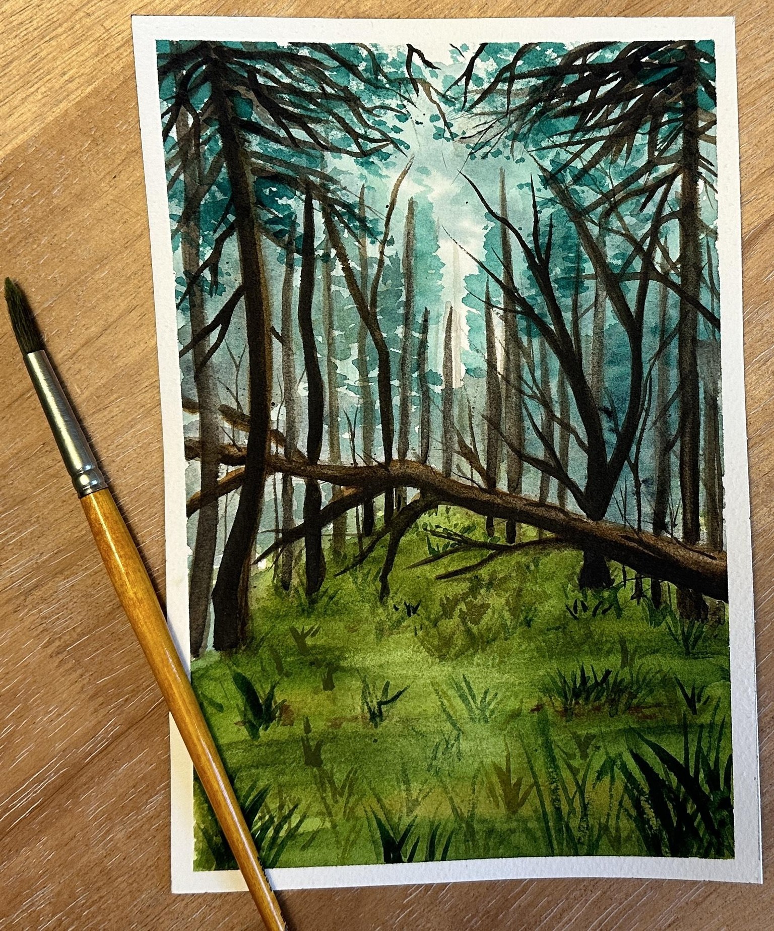 Into the Woods - 20 Days of Forest Landscapes - image 14 - student project