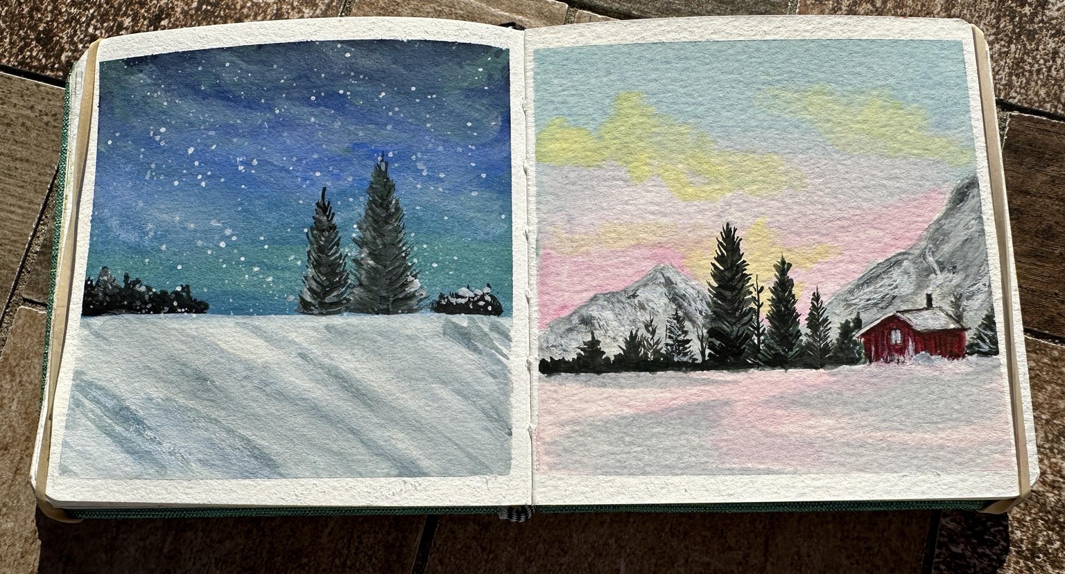 30 Gouache Landscapes w/Umashree - image 9 - student project