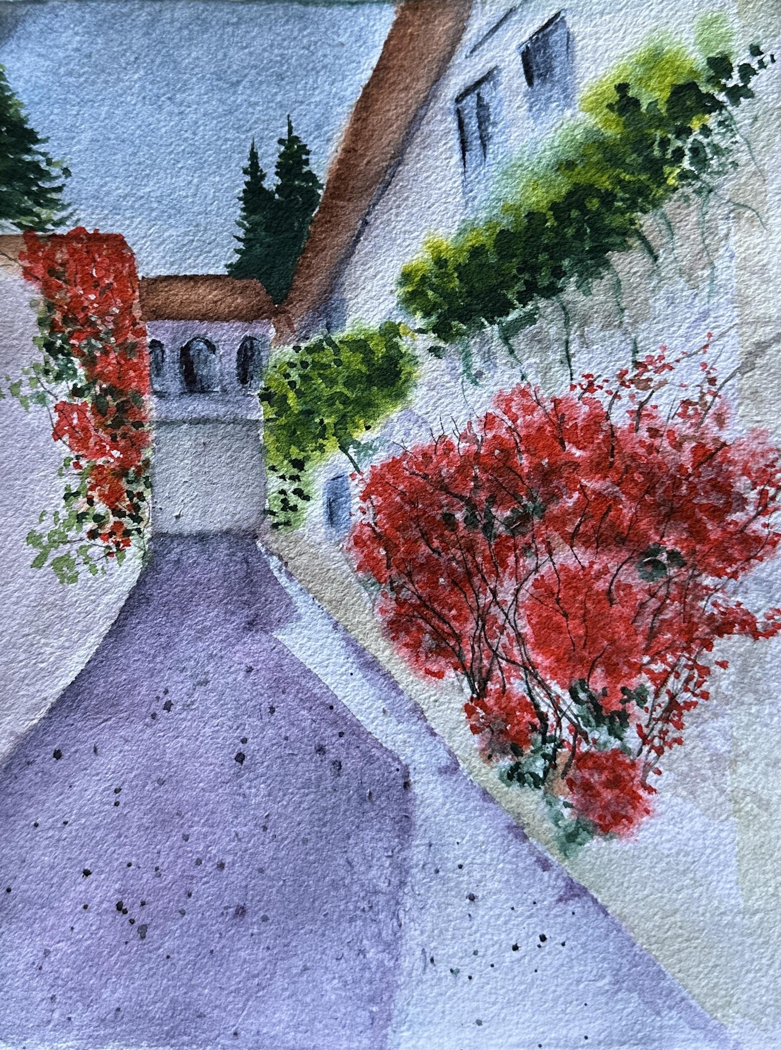Expressive Cityscapes - A 10 Day Watercolor Practice - image 3 - student project
