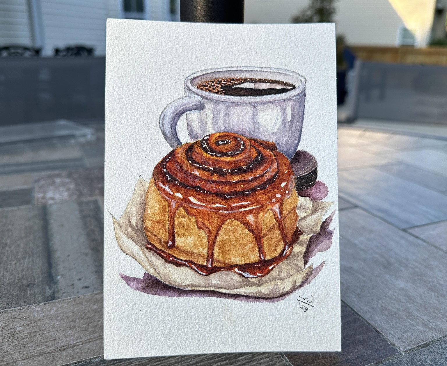 Delicious Cinnamon Roll with Morning Coffee - image 1 - student project