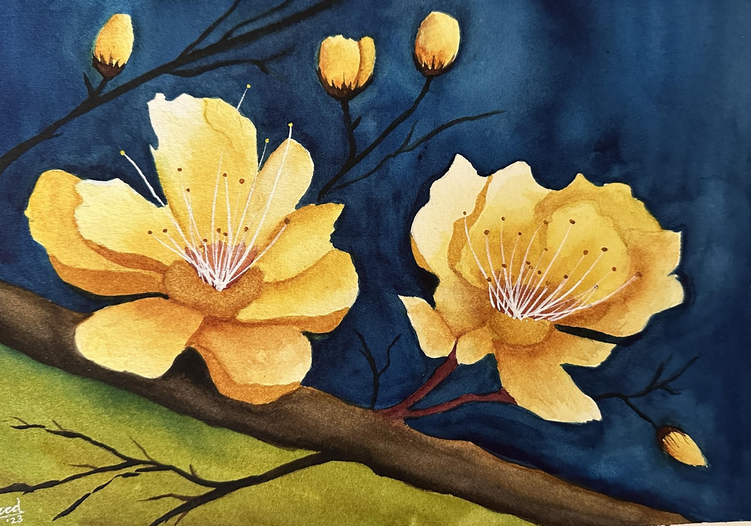 Blossom to Bloom Spring Paintings - image 5 - student project