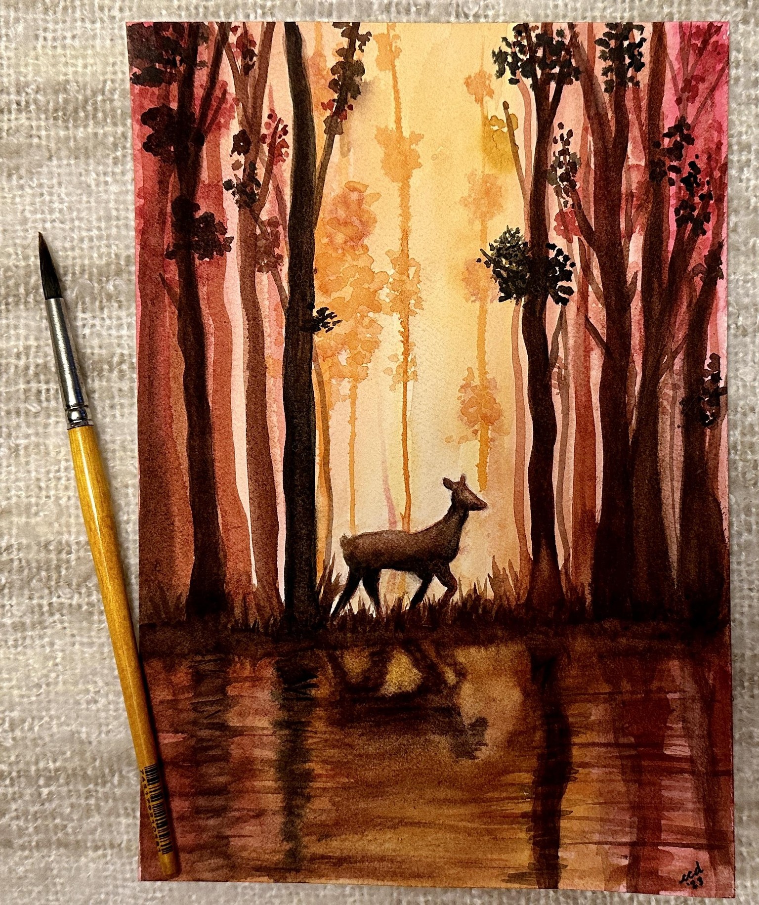 Into the Woods - 20 Days of Forest Landscapes - image 12 - student project
