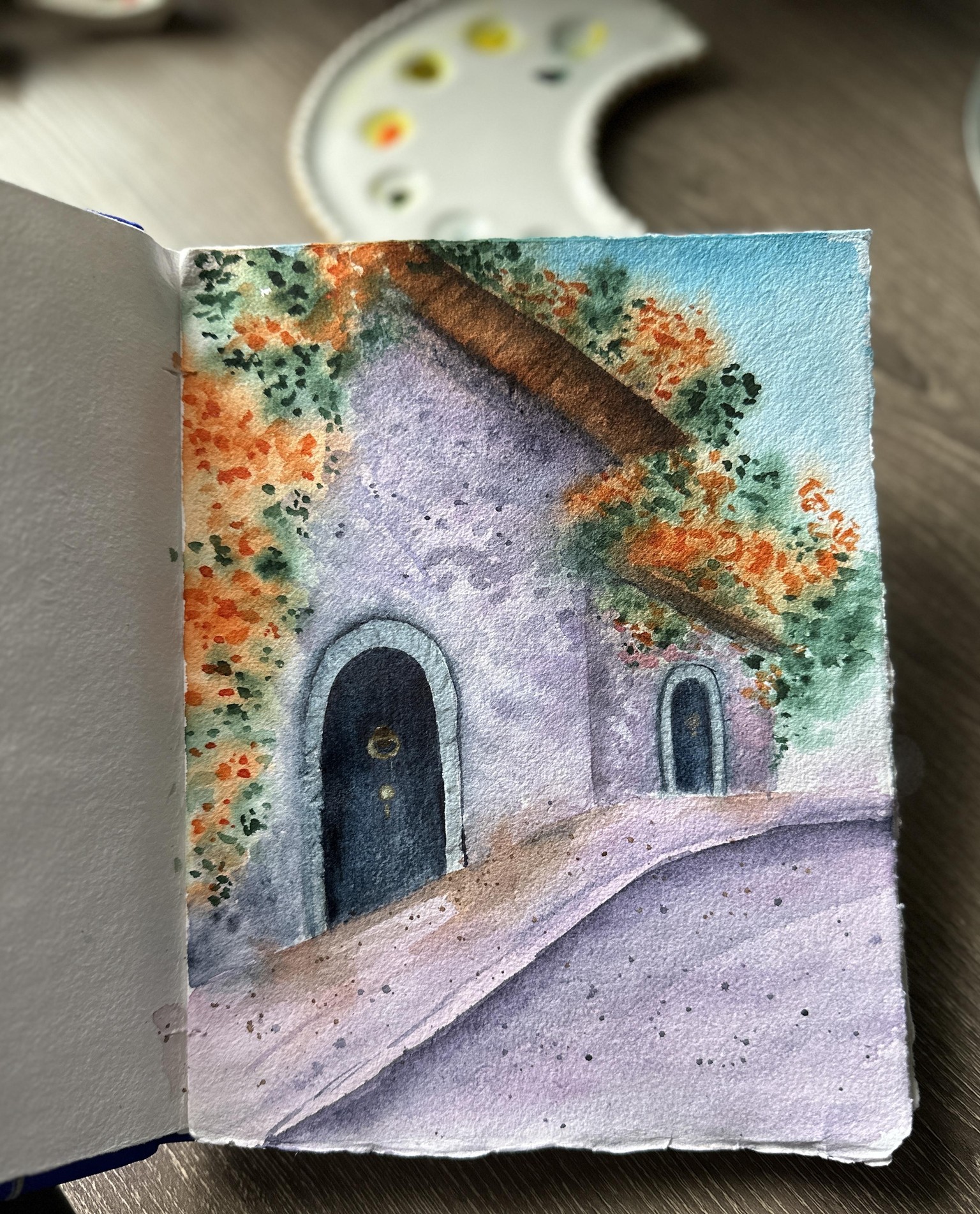 Expressive Cityscapes - A 10 Day Watercolor Practice - image 1 - student project