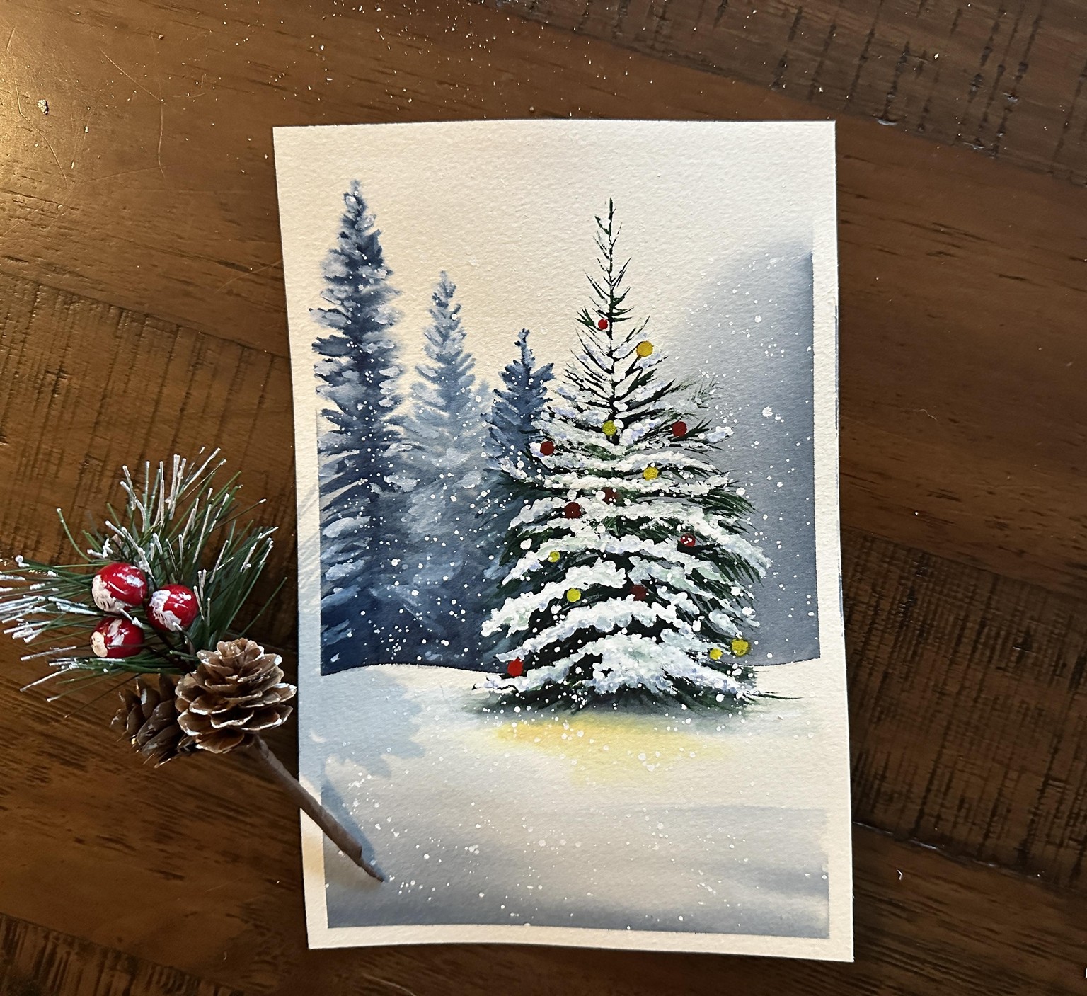 15 Festive Paintings for a Magical Christmas - image 10 - student project