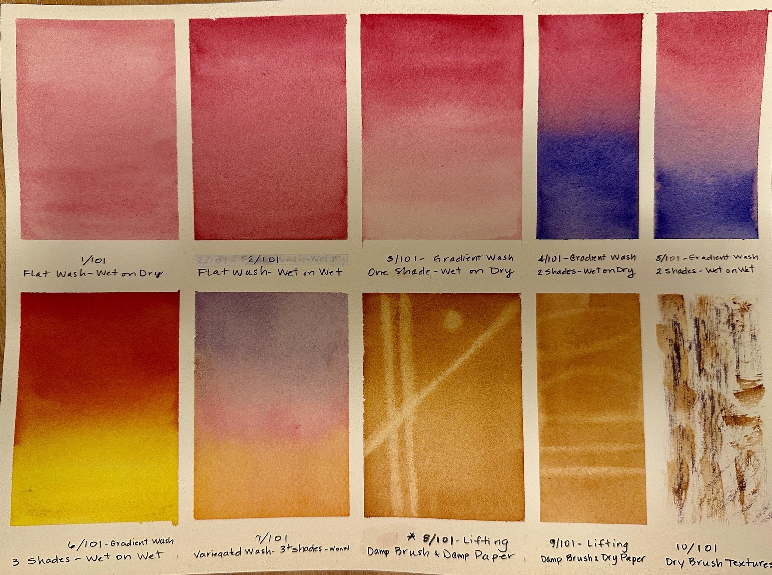 101 Watercolor Techniques - image 1 - student project