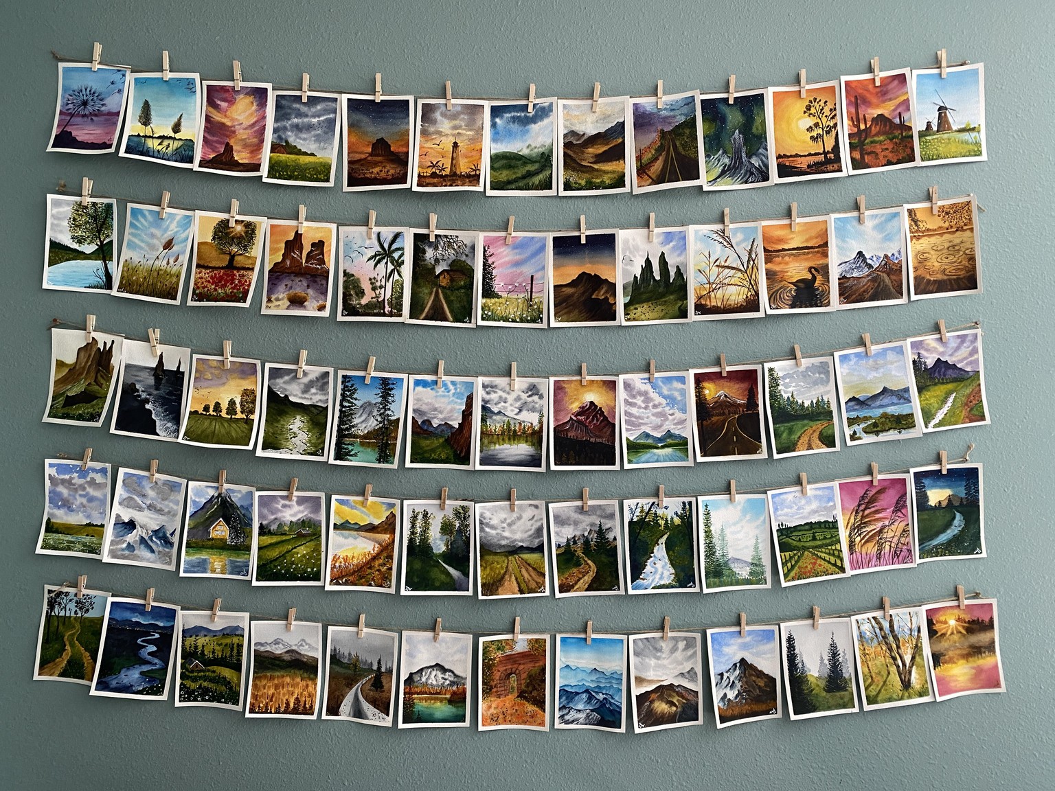 100 Days of Watercolour Paradise - image 1 - student project