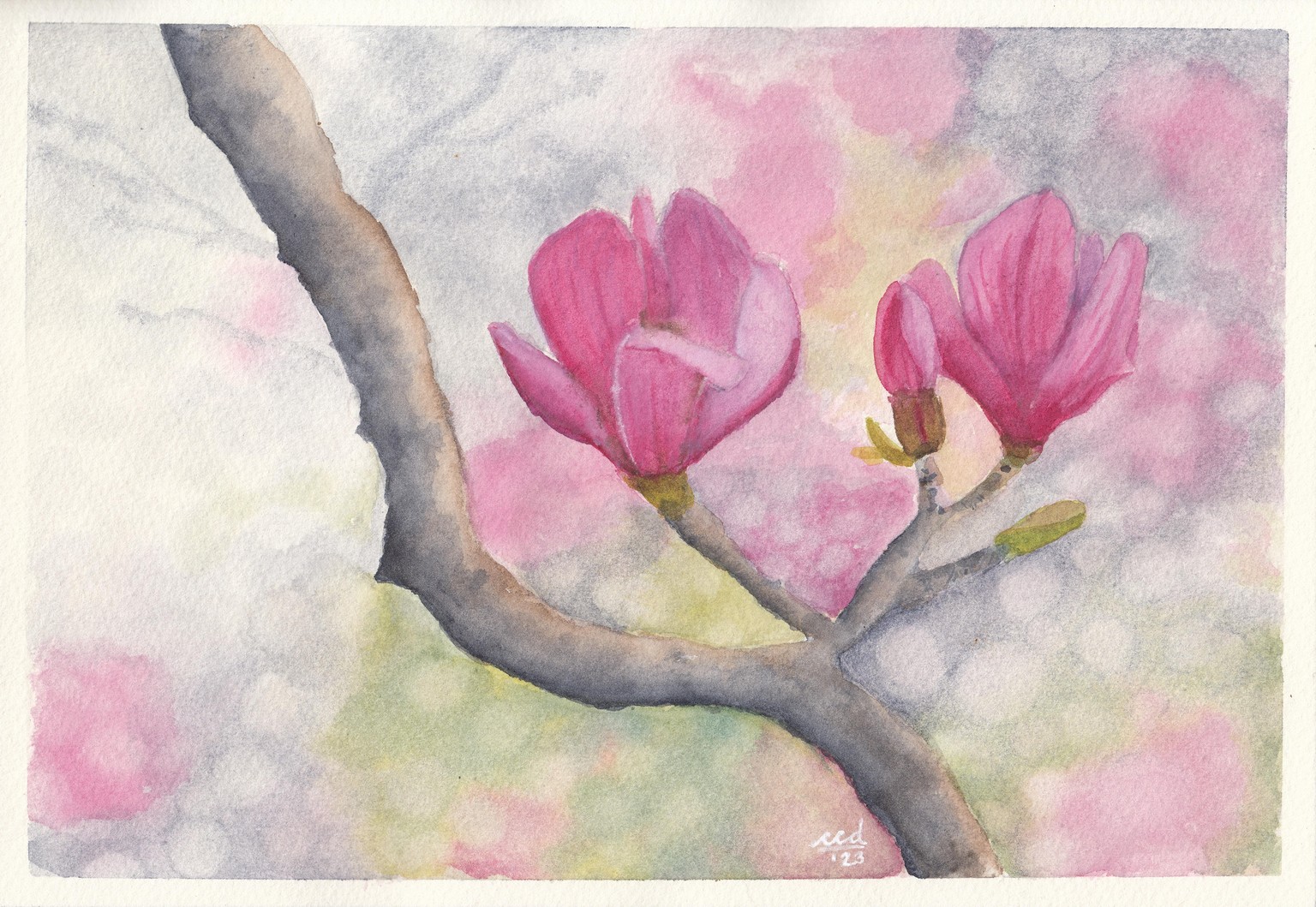 Blossom to Bloom Spring Paintings - image 12 - student project