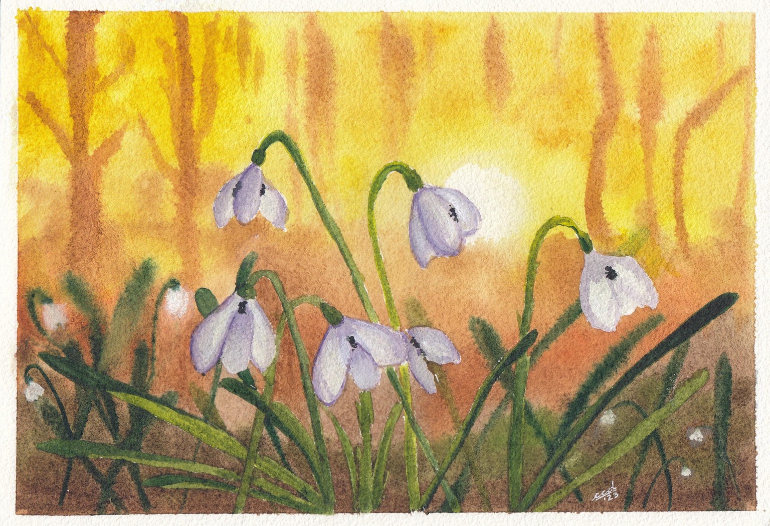 Blossom to Bloom Spring Paintings - image 11 - student project