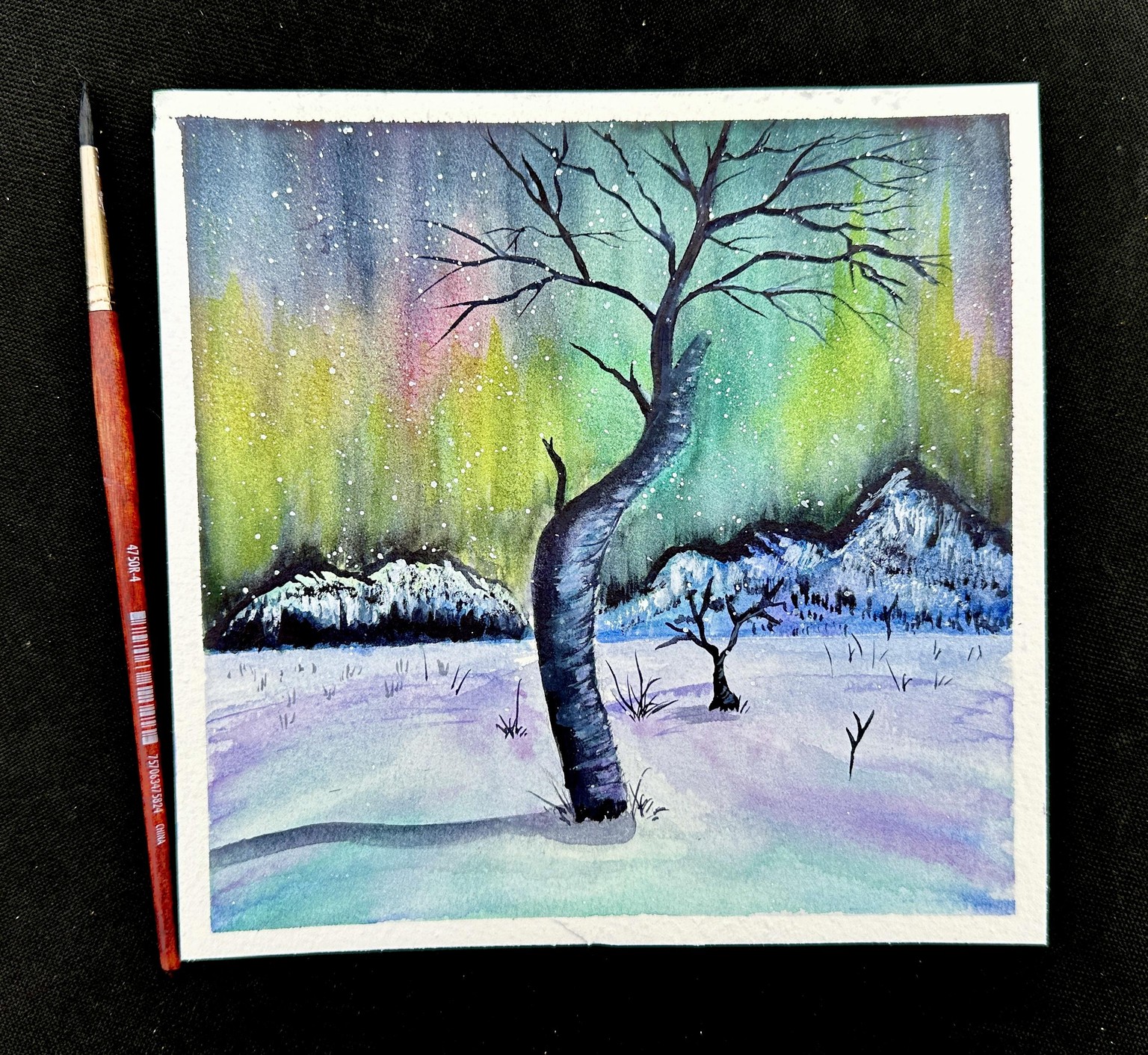 Watercolor Winter Wonderland - image 8 - student project