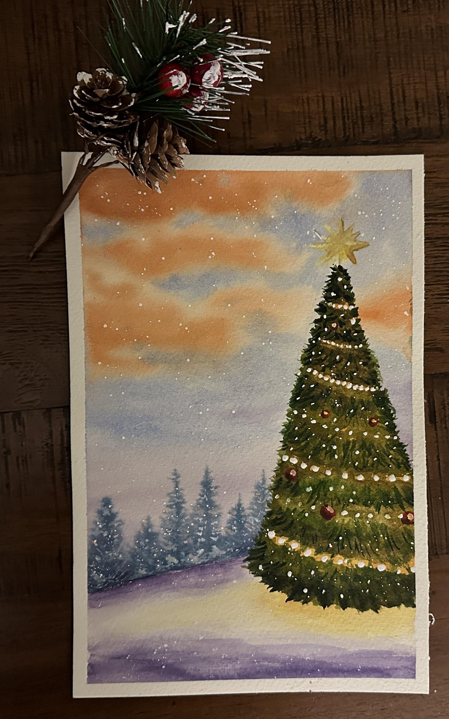 15 Festive Paintings for a Magical Christmas - image 6 - student project