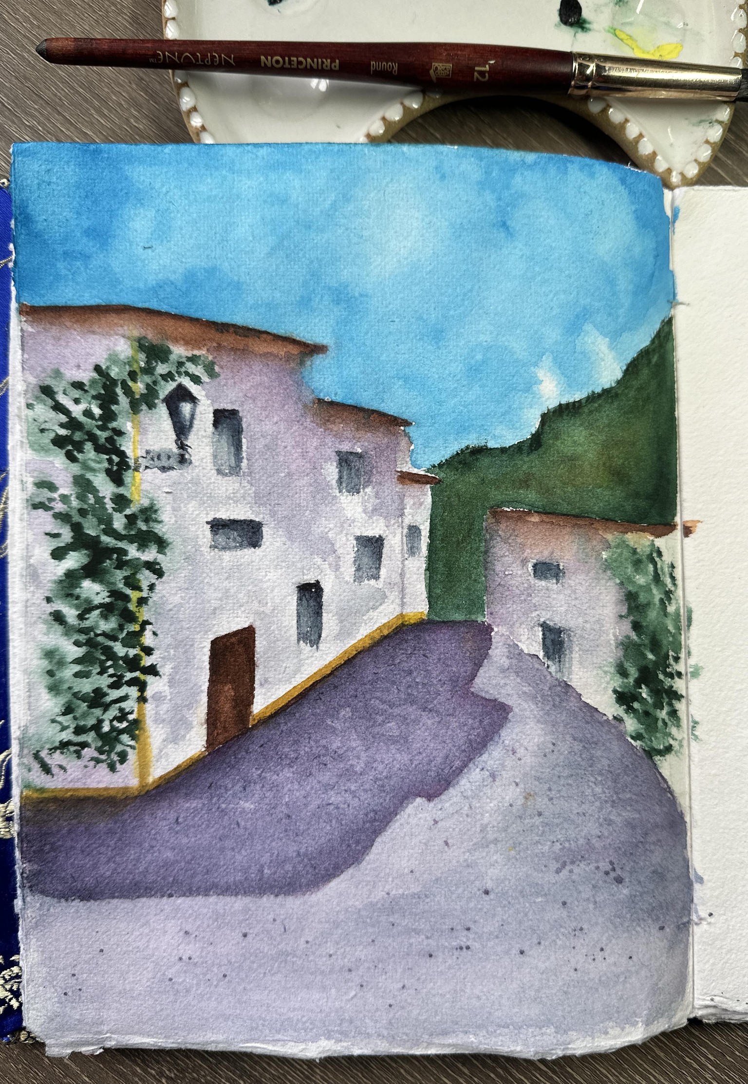 Expressive Cityscapes - A 10 Day Watercolor Practice - image 2 - student project