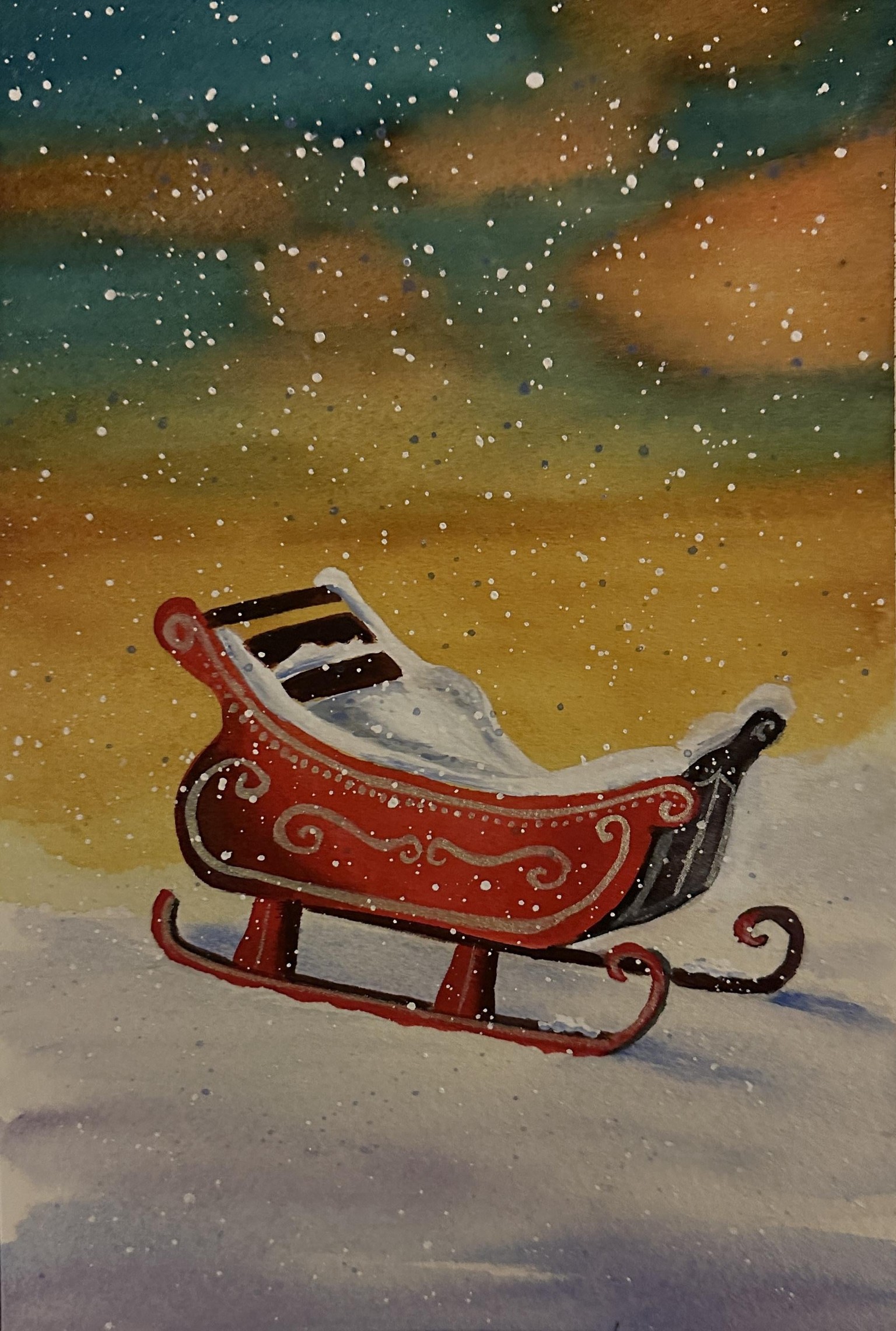 15 Festive Paintings for a Magical Christmas - image 7 - student project