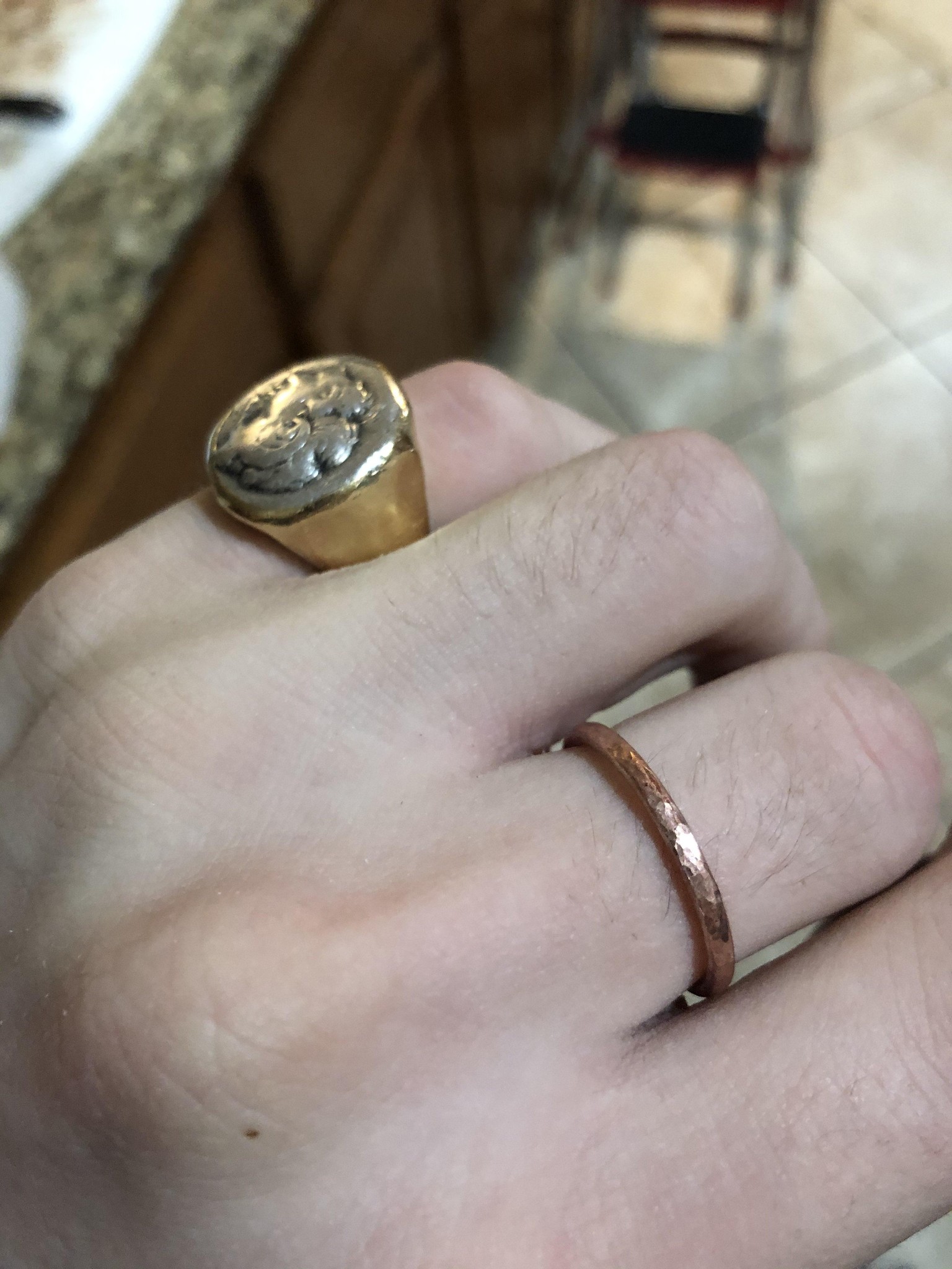 My first ring (copper practice) - image 1 - student project