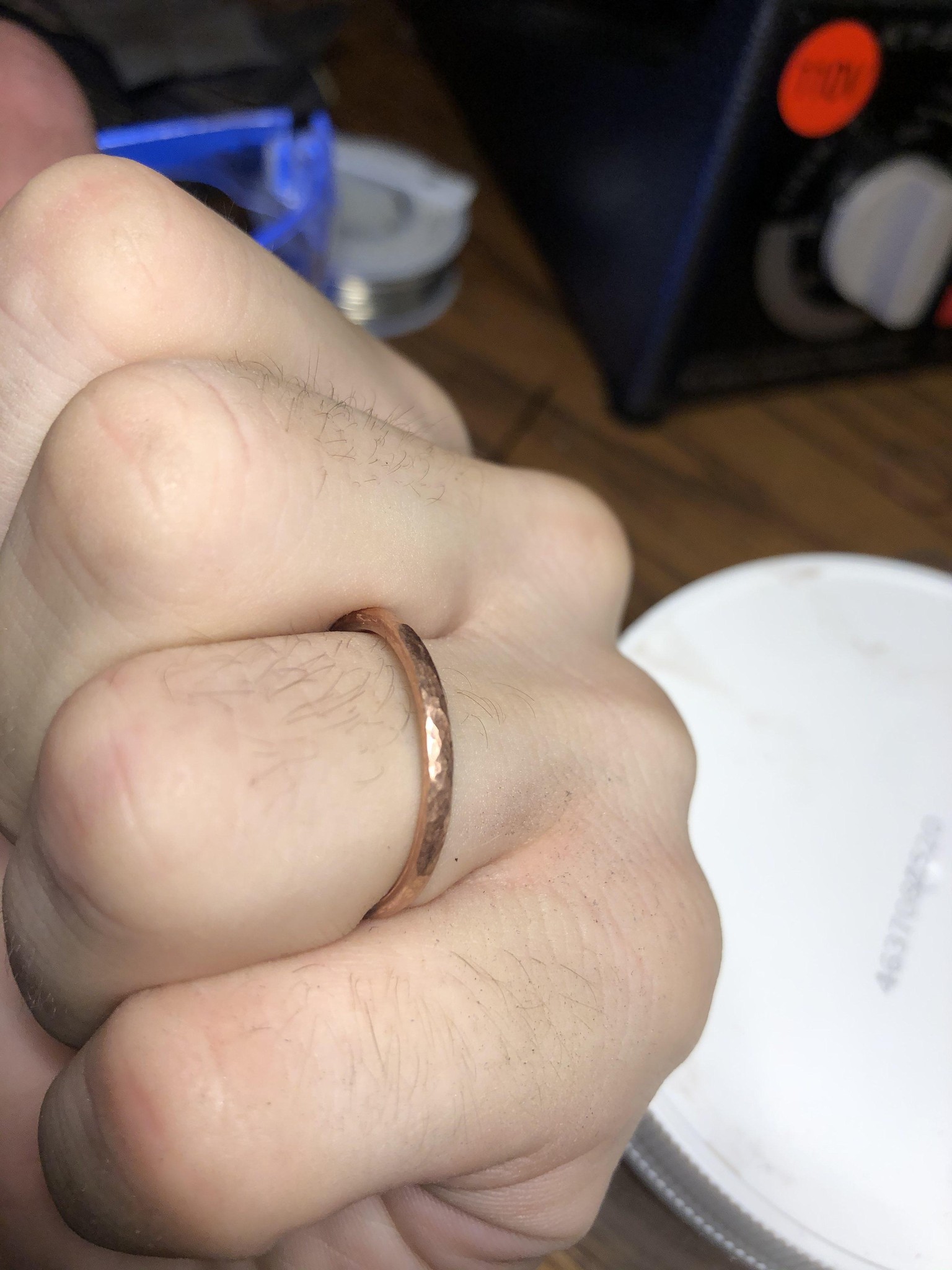 My first ring (copper practice) - image 2 - student project