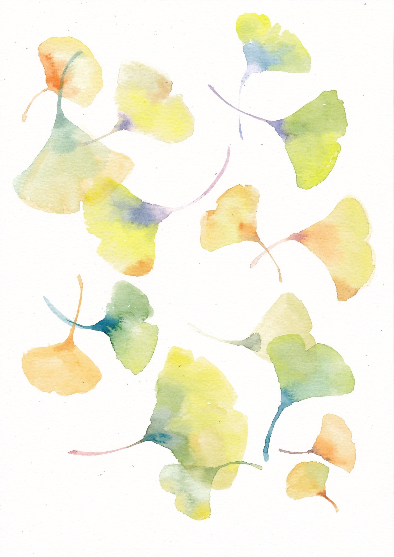 Falling Gingo Leaves - image 1 - student project