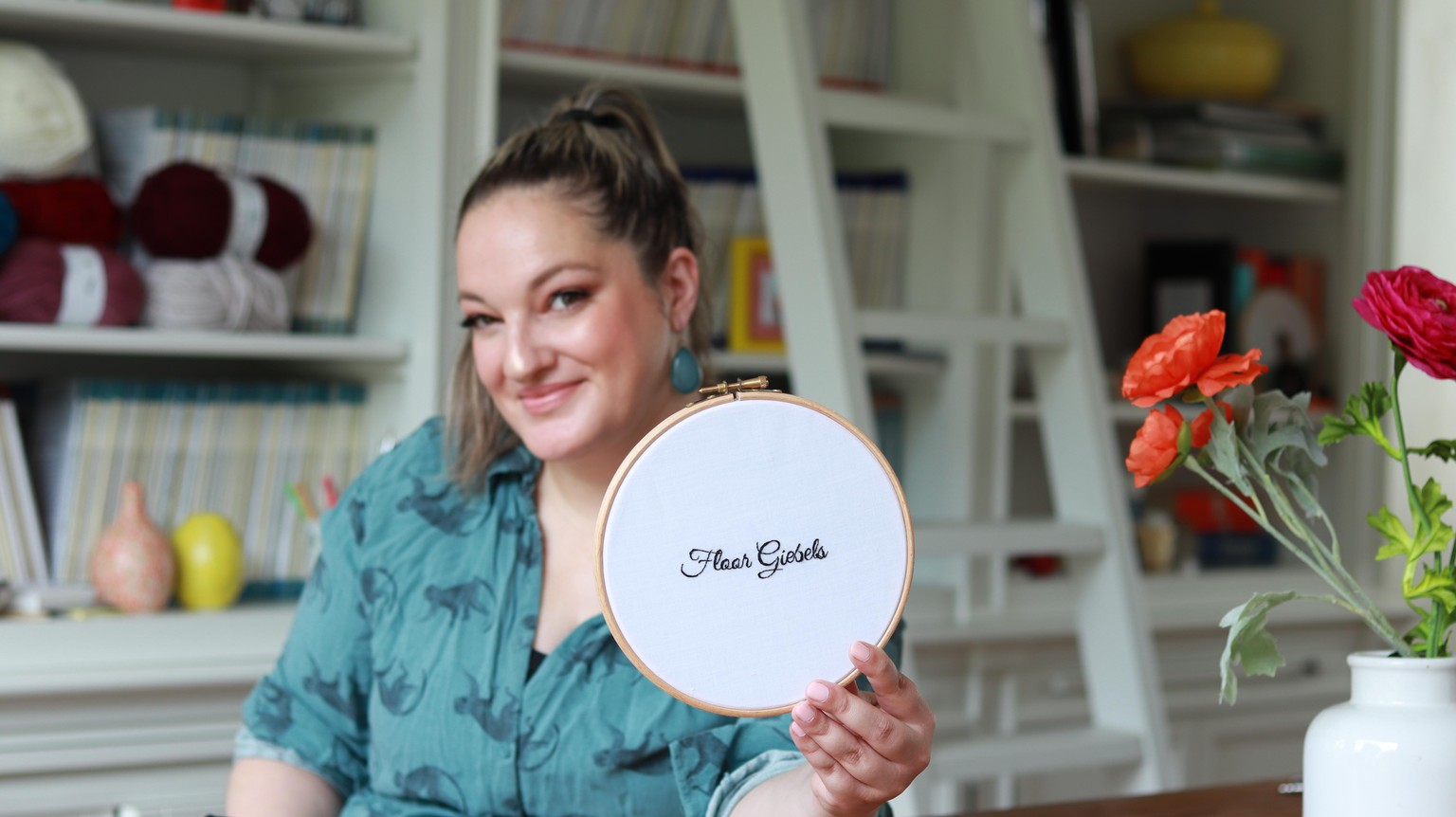 Hand Embroidery Lettering - image 1 - student project