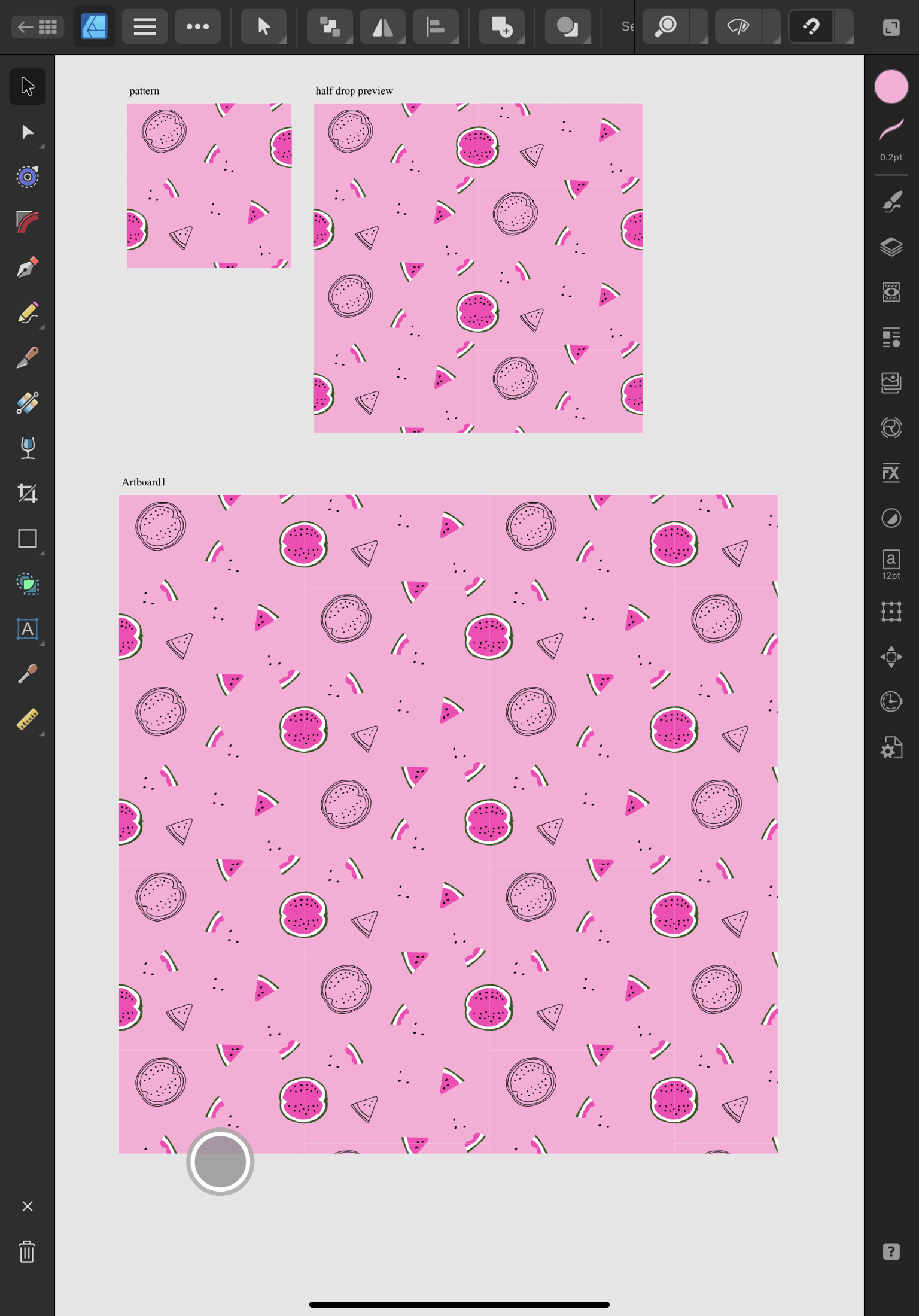 Watermelon patterns - image 2 - student project