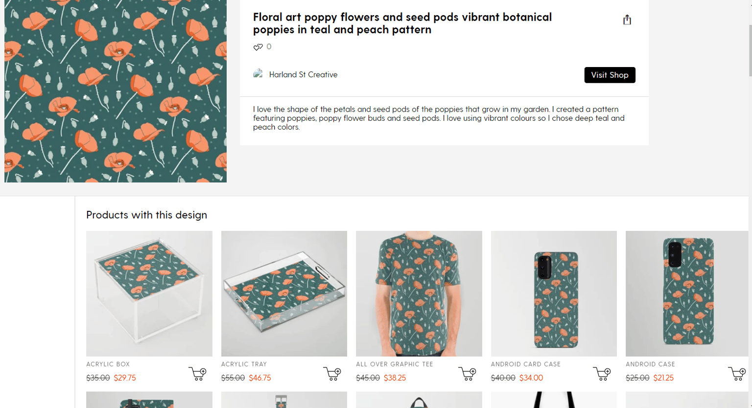 My first design on Society 6 - image 1 - student project