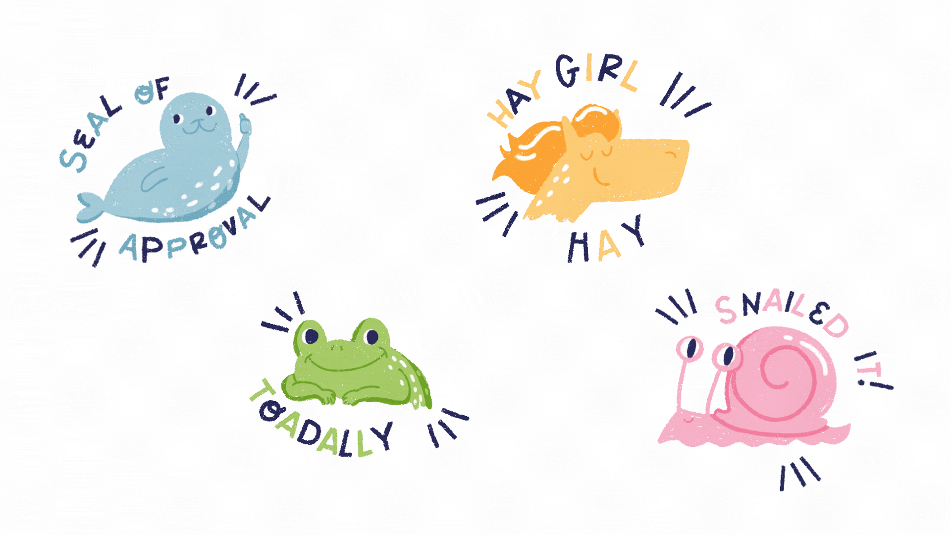 Animal Stickers - image 3 - student project