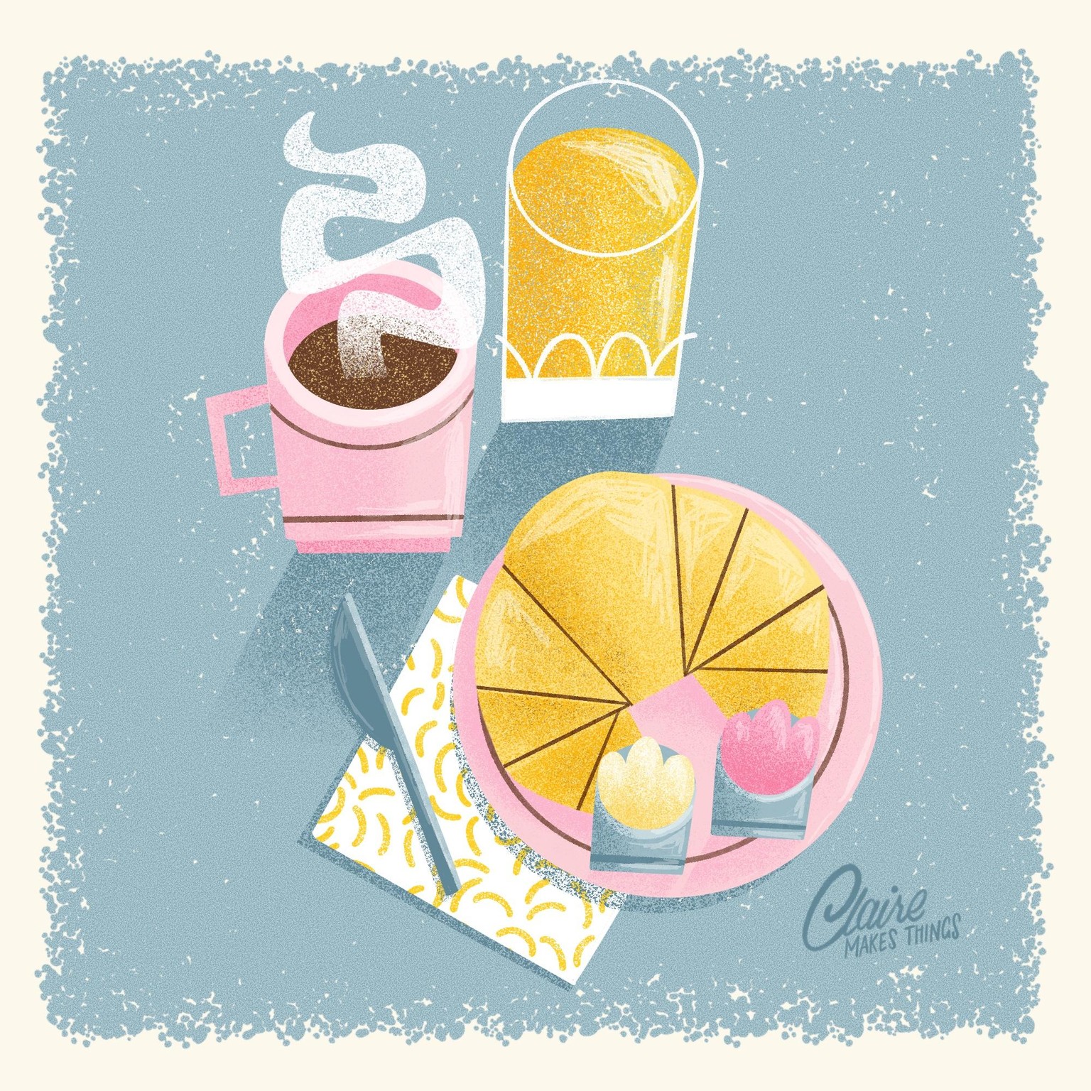 My Breakfast Still Life Illustration - image 4 - student project