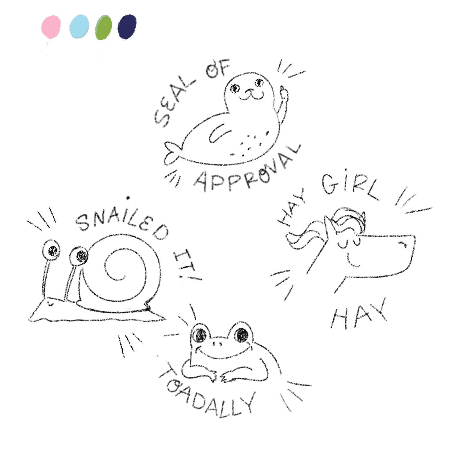 Animal Stickers - image 1 - student project
