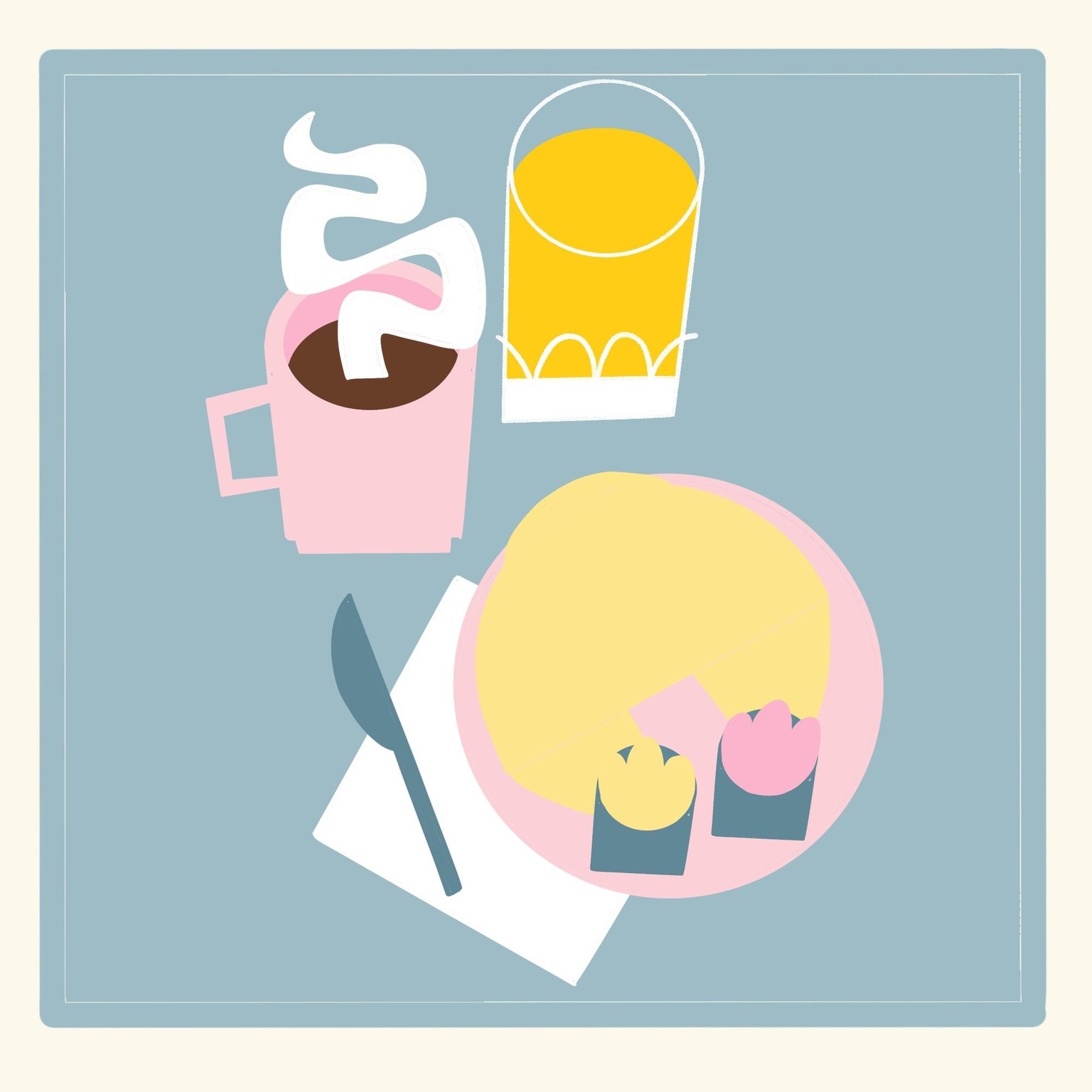 My Breakfast Still Life Illustration - image 3 - student project