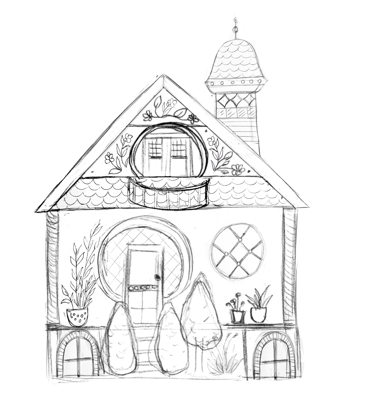 My Unique Little House Illustration - image 4 - student project