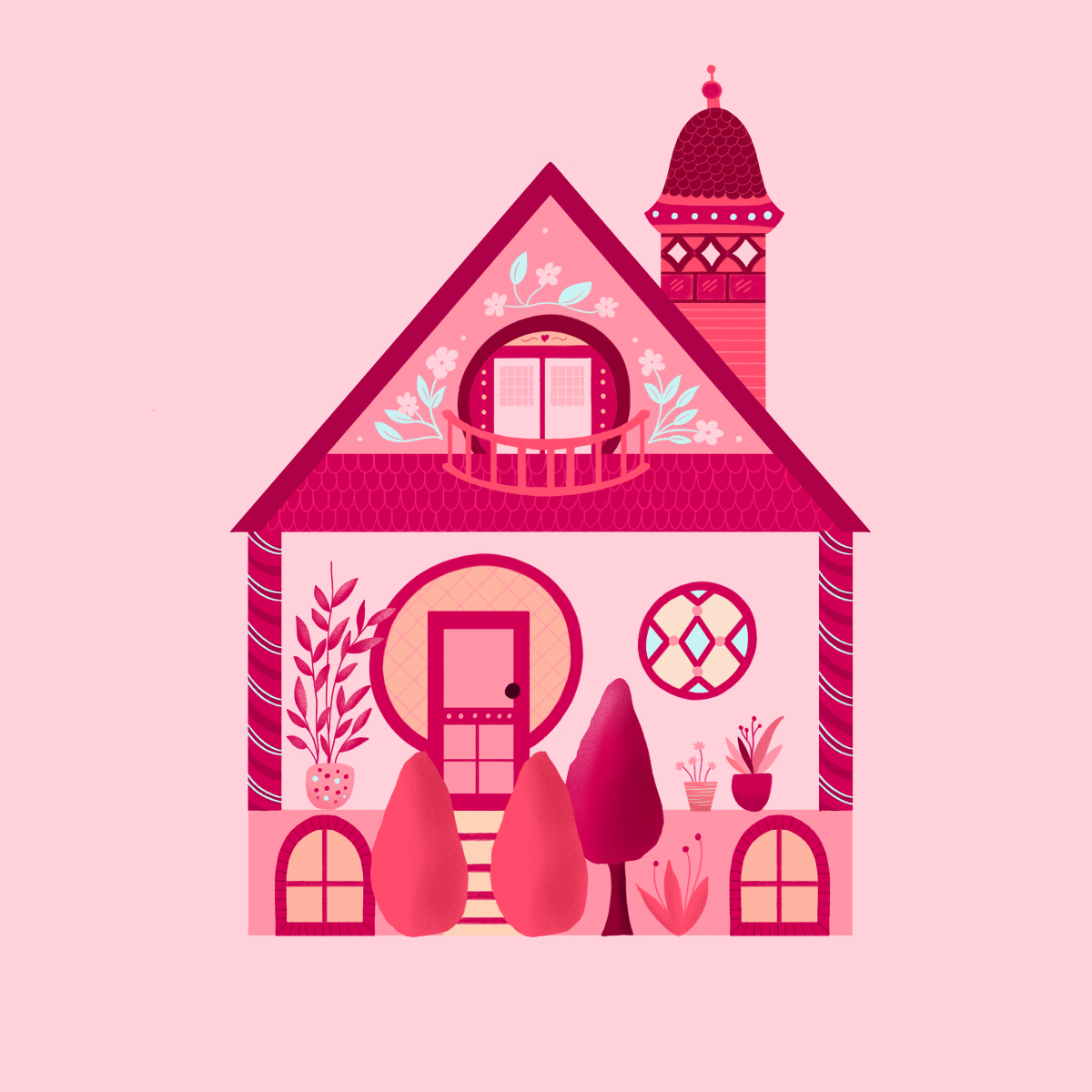 My Unique Little House Illustration - image 7 - student project