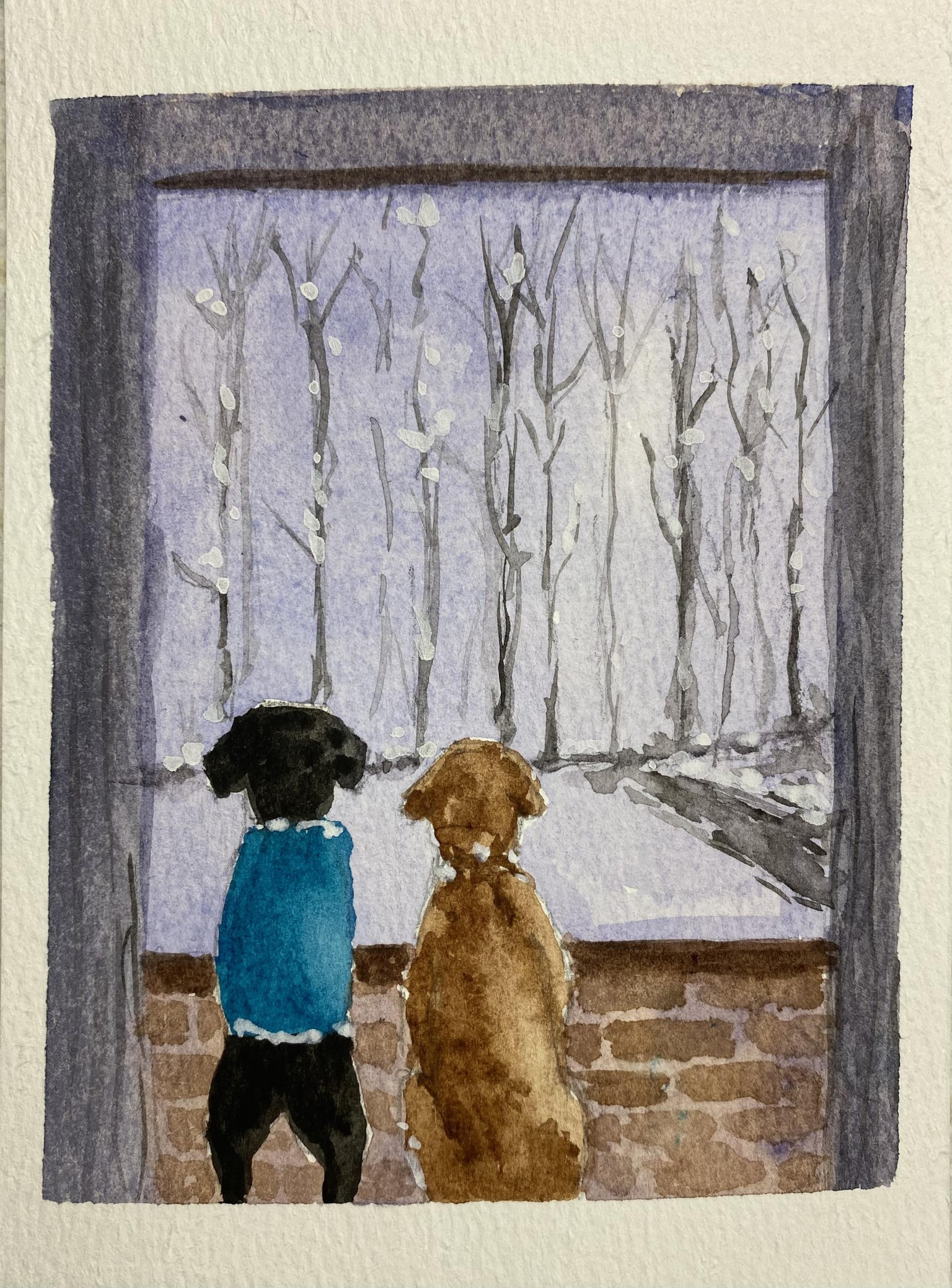 Doodle Portrait, Epic Fail Lamppost (need to do it again), Puppies - image 1 - student project