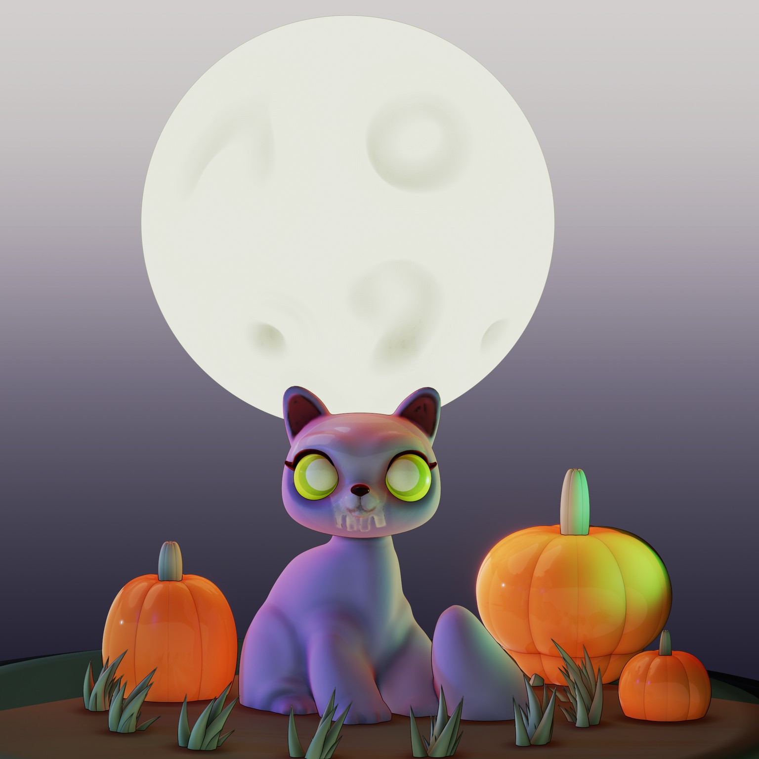 Spooky Cat - image 1 - student project