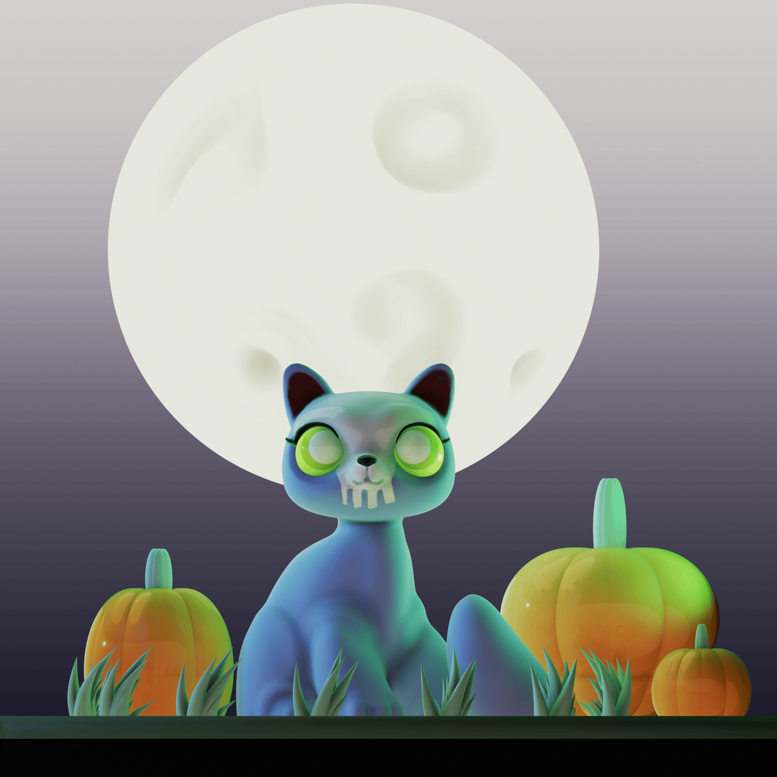 Spooky Cat - image 2 - student project