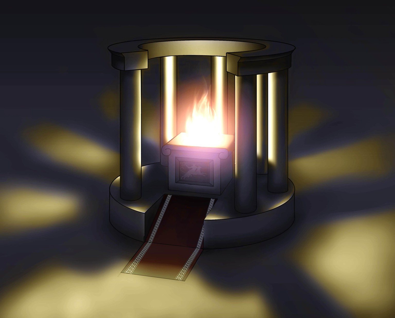 Dionysos altar - image 2 - student project