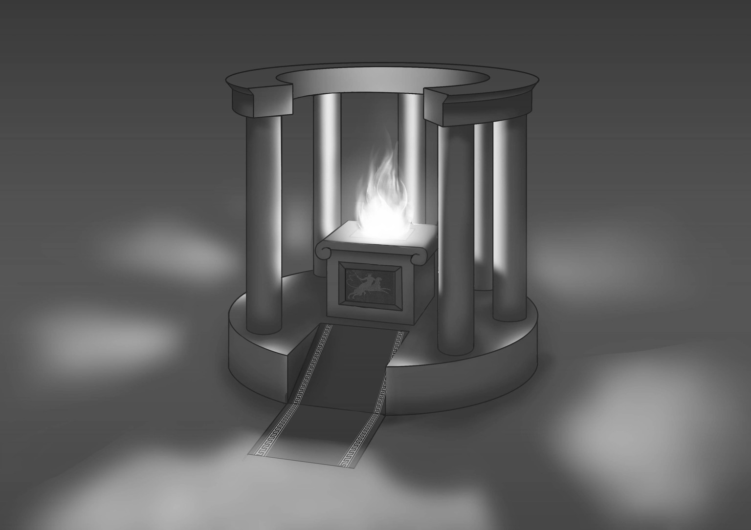 Dionysos altar - image 1 - student project