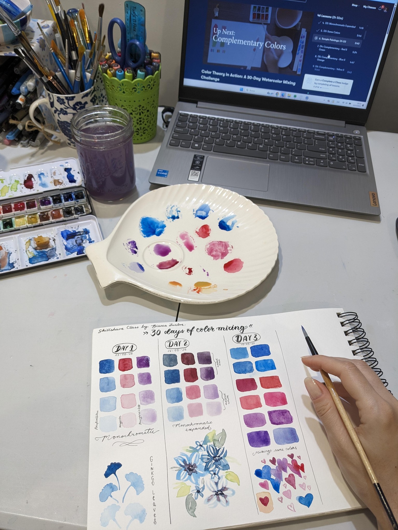 30 days color mixing challenge - image 3 - student project
